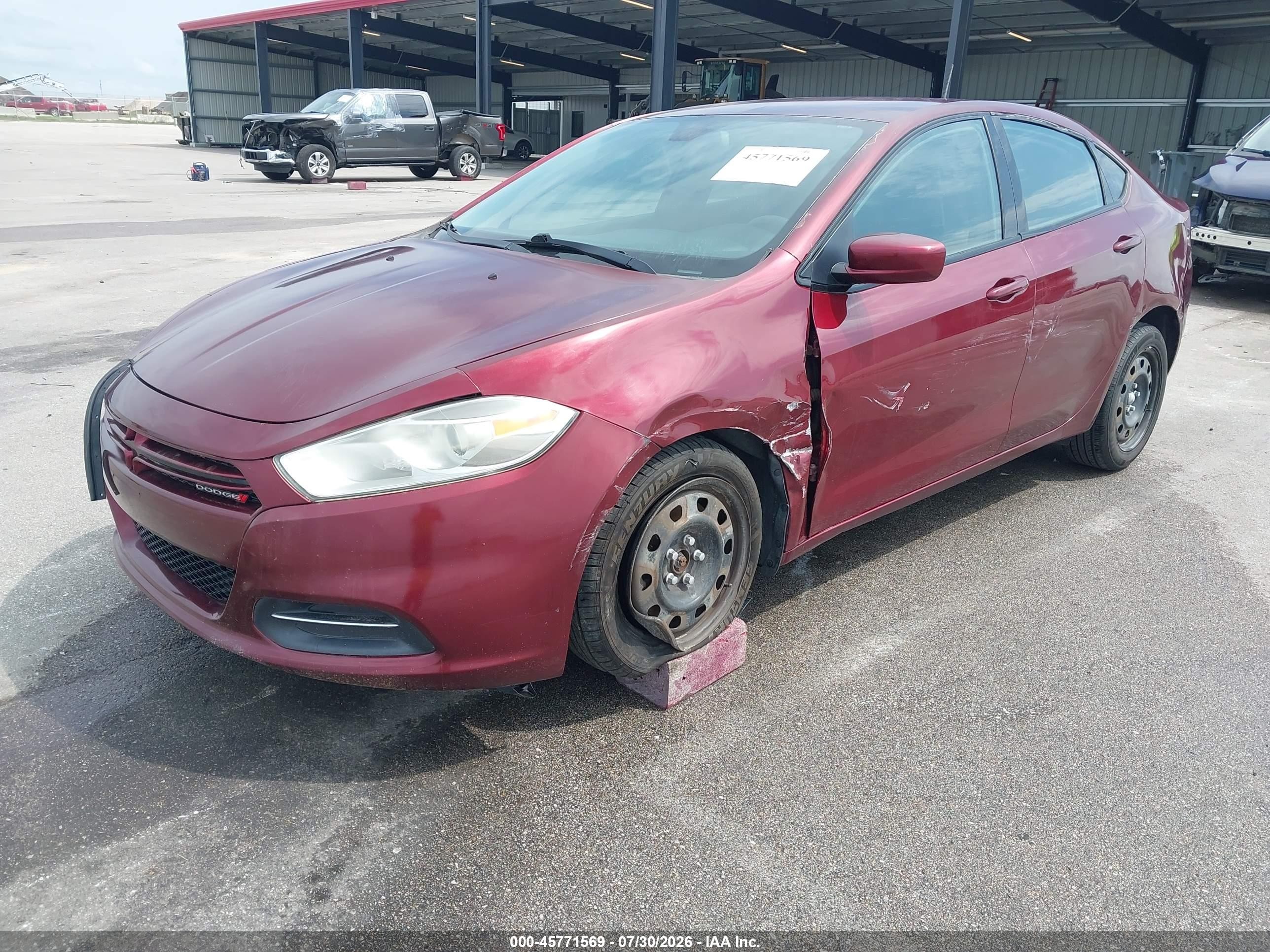 2015 Dodge Dart Se Red vin: 1C3CDFAA0FD281881