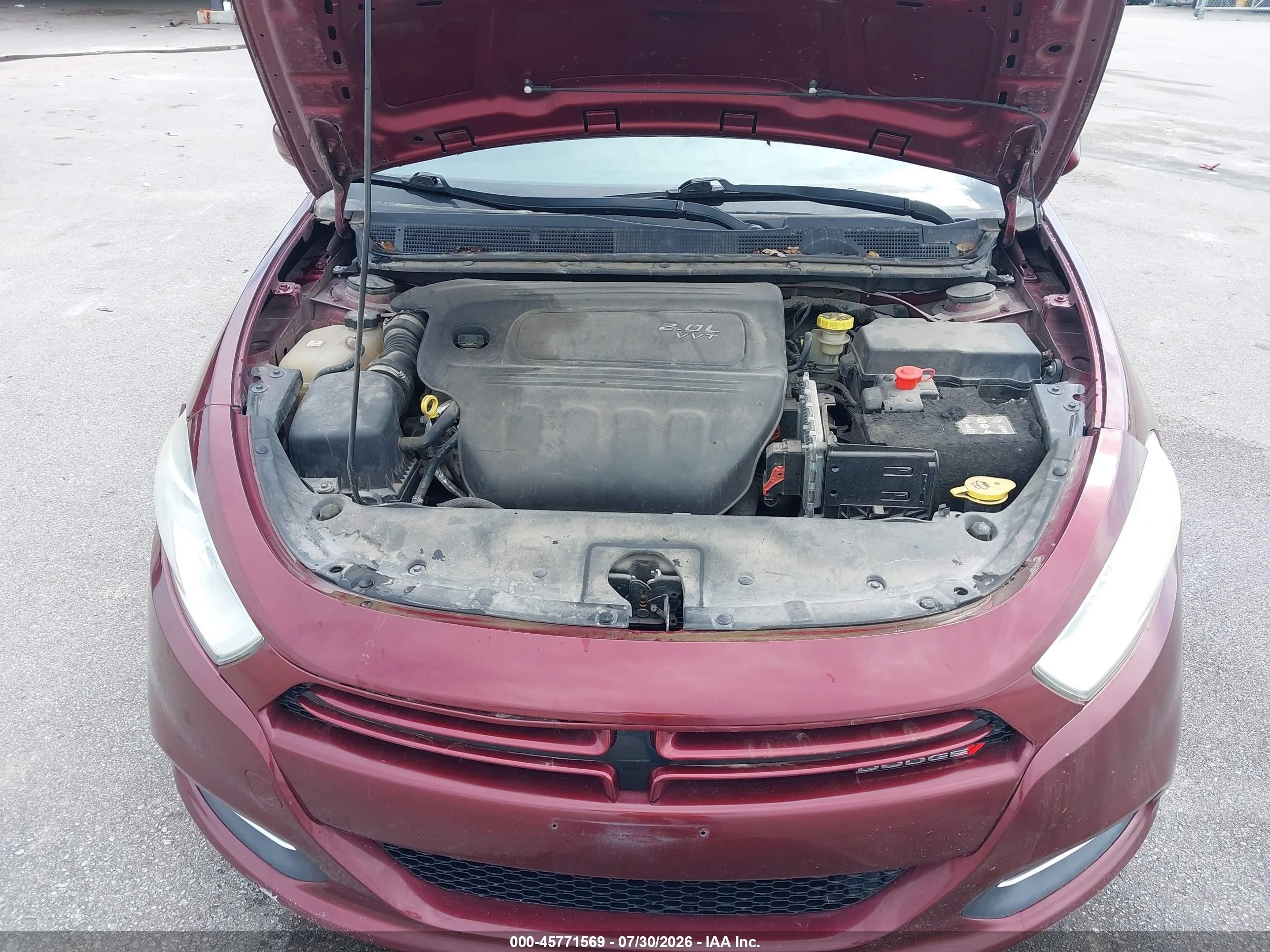 2015 Dodge Dart Se Red vin: 1C3CDFAA0FD281881
