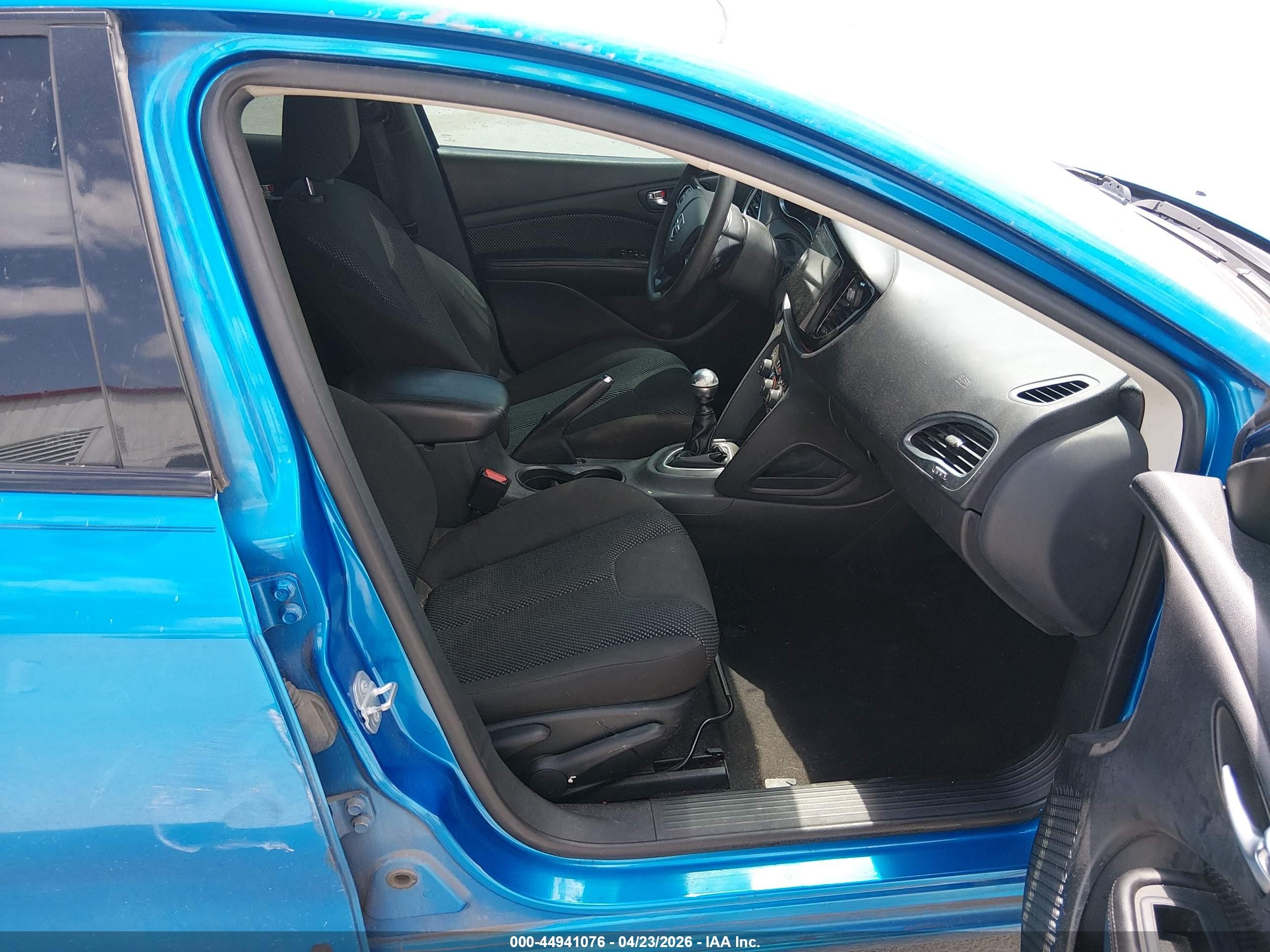 2015 Dodge Dart Se Blue vin: 1C3CDFAA0FD330884
