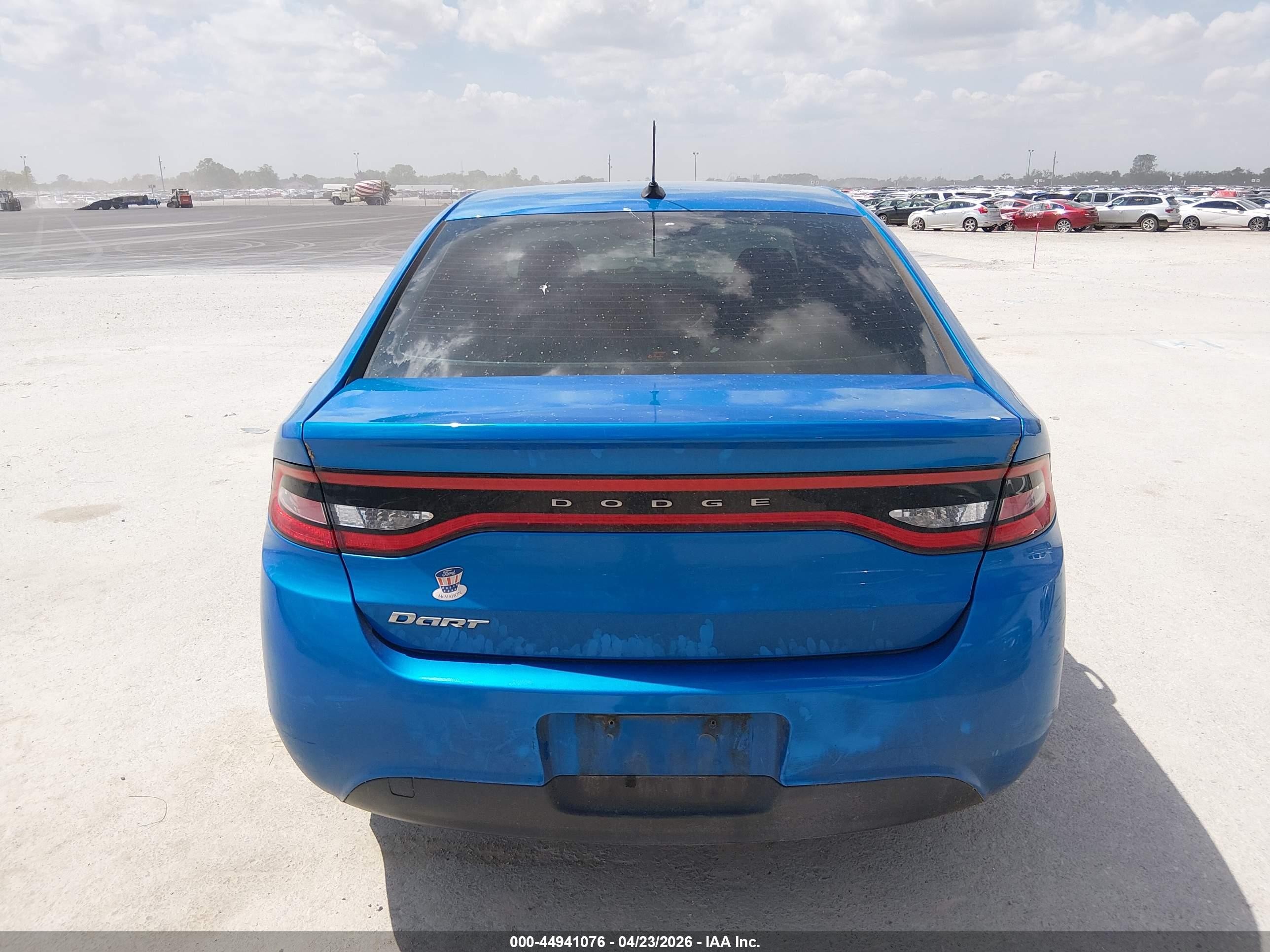 2015 Dodge Dart Se Blue vin: 1C3CDFAA0FD330884