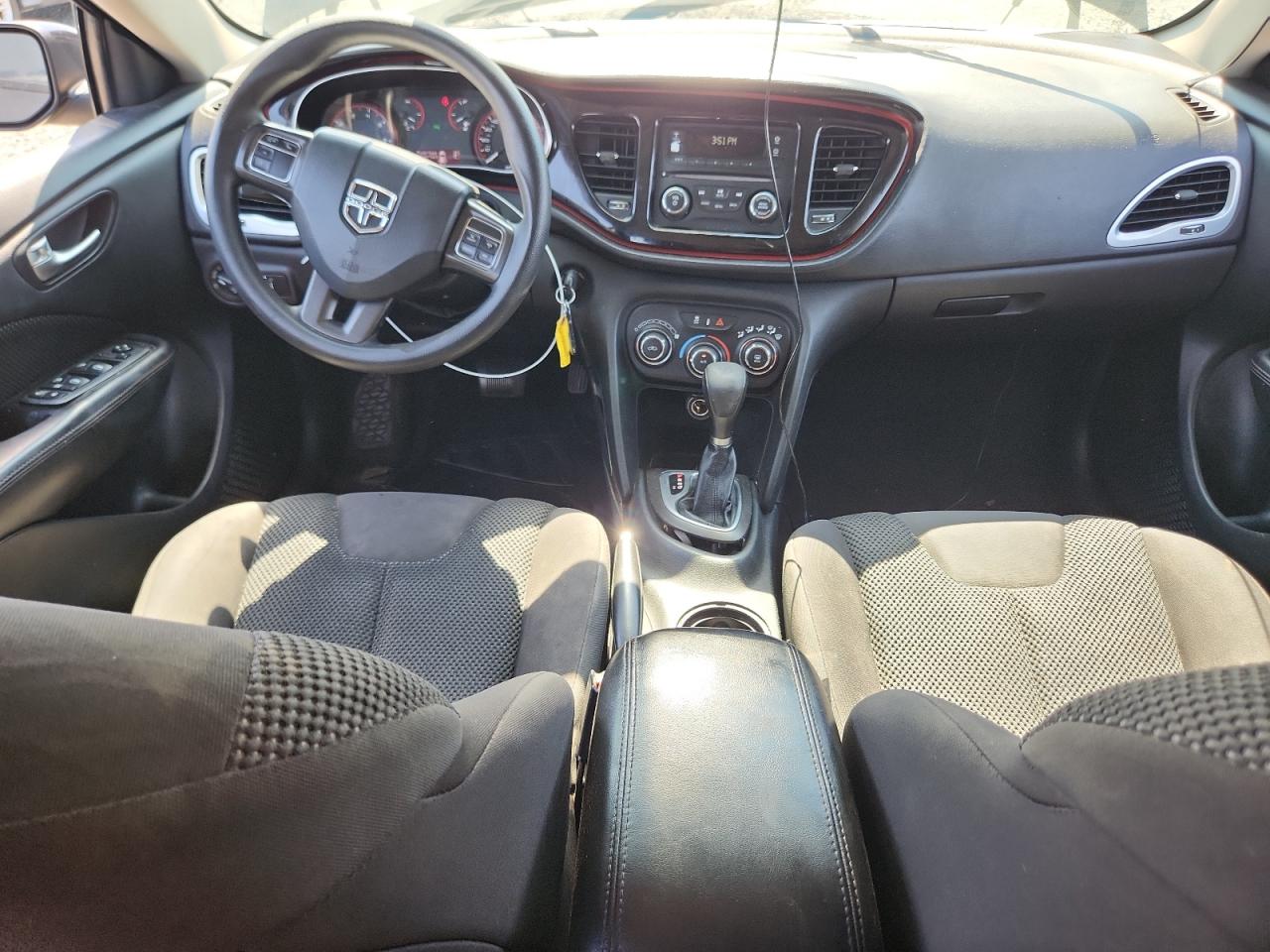 2015 Dodge Dart Se Black vin: 1C3CDFAA0FD378837