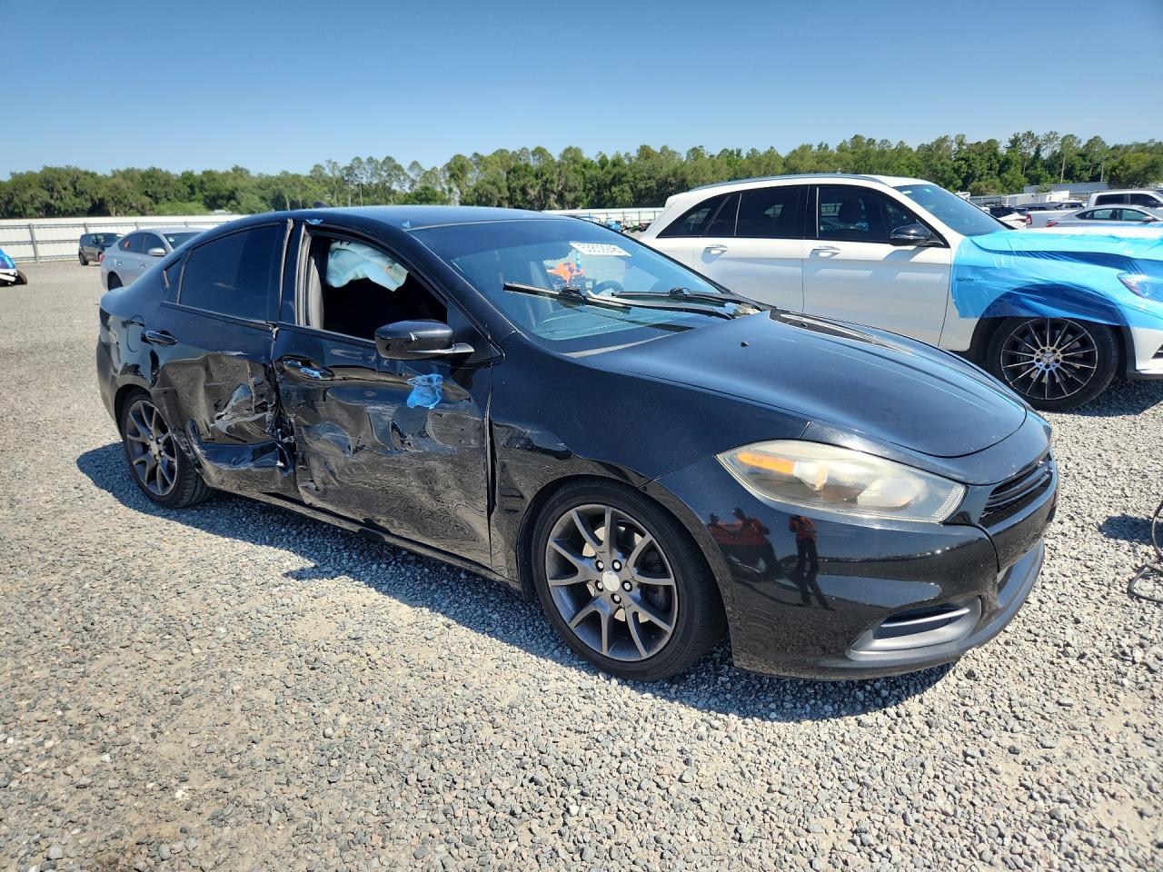 2015 Dodge Dart Se Black vin: 1C3CDFAA0FD378837