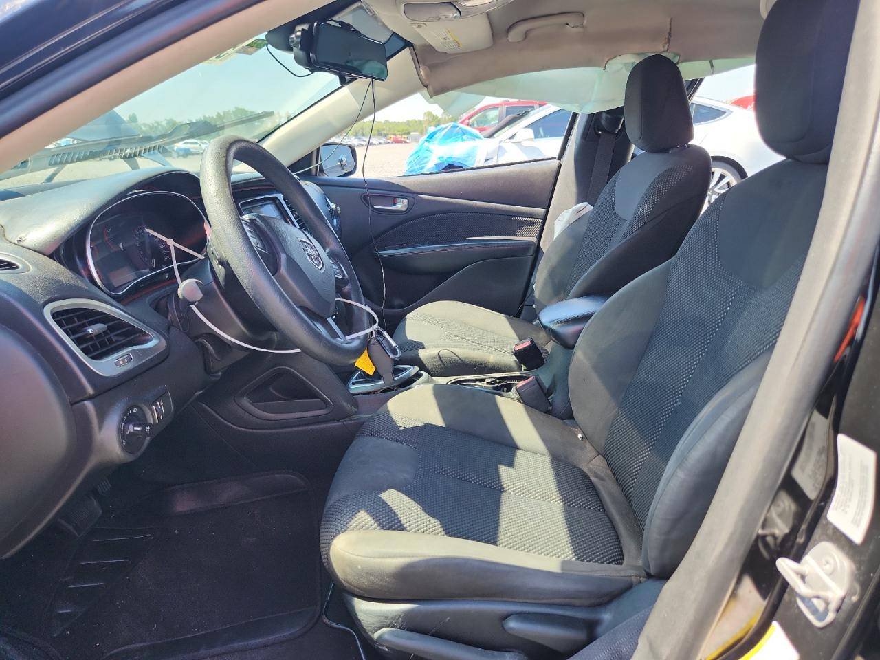 2015 Dodge Dart Se Black vin: 1C3CDFAA0FD378837