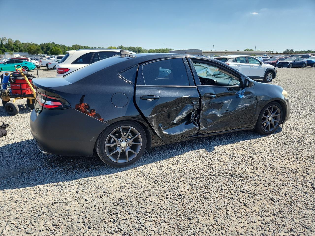 2015 Dodge Dart Se Black vin: 1C3CDFAA0FD378837