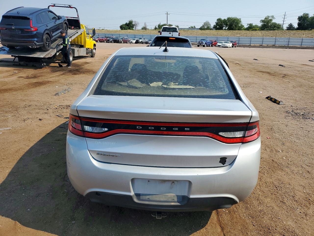 2013 Dodge Dart Silver vin: 1C3CDFAA1DD141593