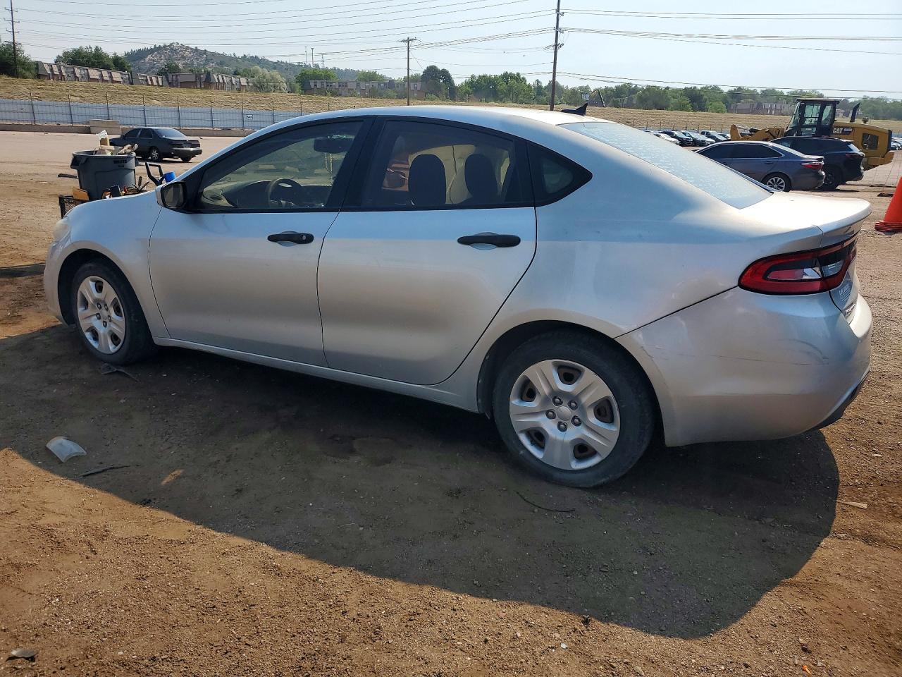 2013 Dodge Dart Silver vin: 1C3CDFAA1DD141593