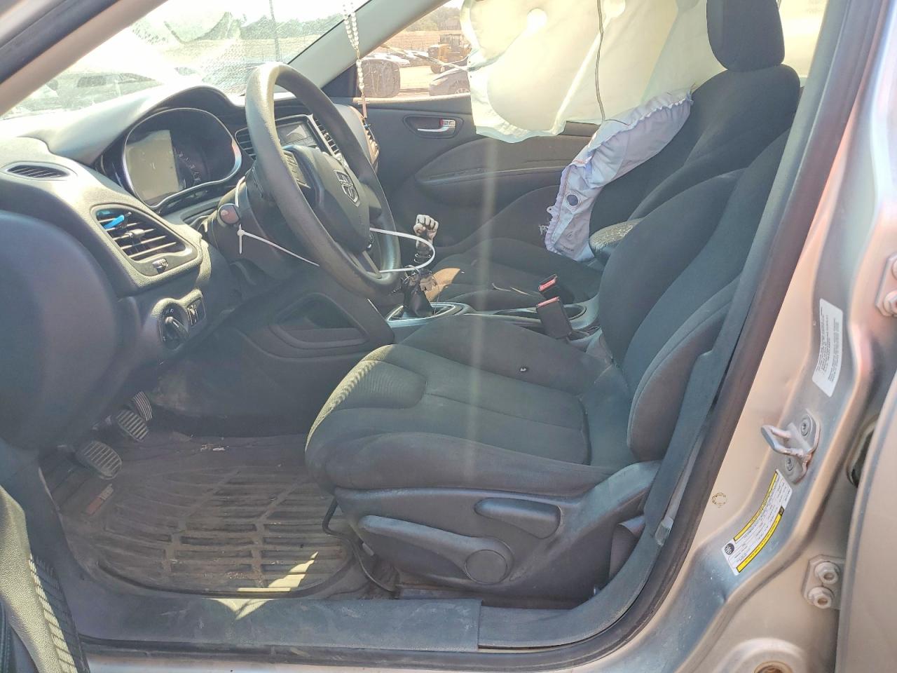 2013 Dodge Dart Silver vin: 1C3CDFAA1DD141593