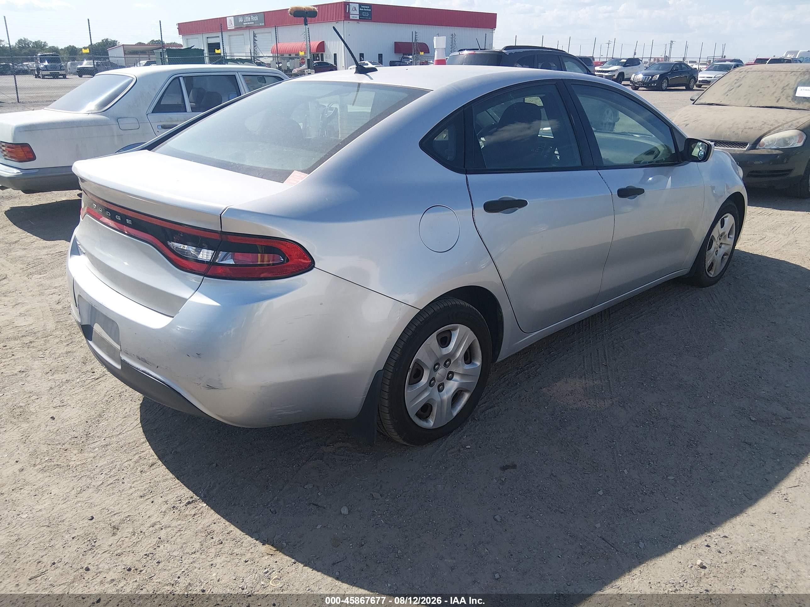 2013 Dodge Dart Se Silver vin: 1C3CDFAA1DD334374