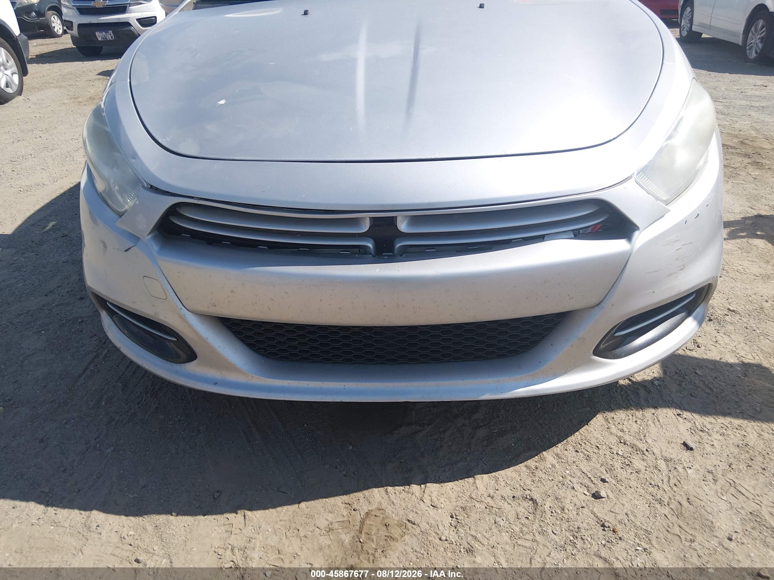 2013 Dodge Dart Se Silver vin: 1C3CDFAA1DD334374