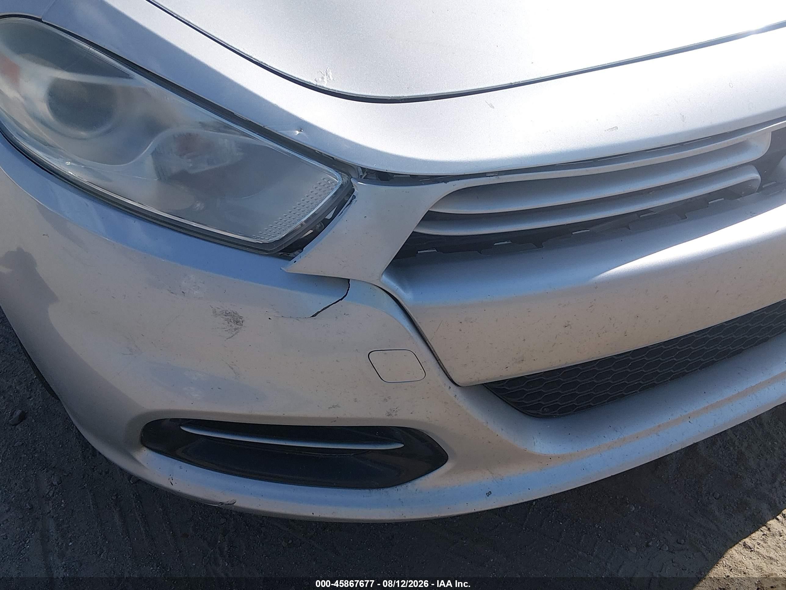 2013 Dodge Dart Se Silver vin: 1C3CDFAA1DD334374