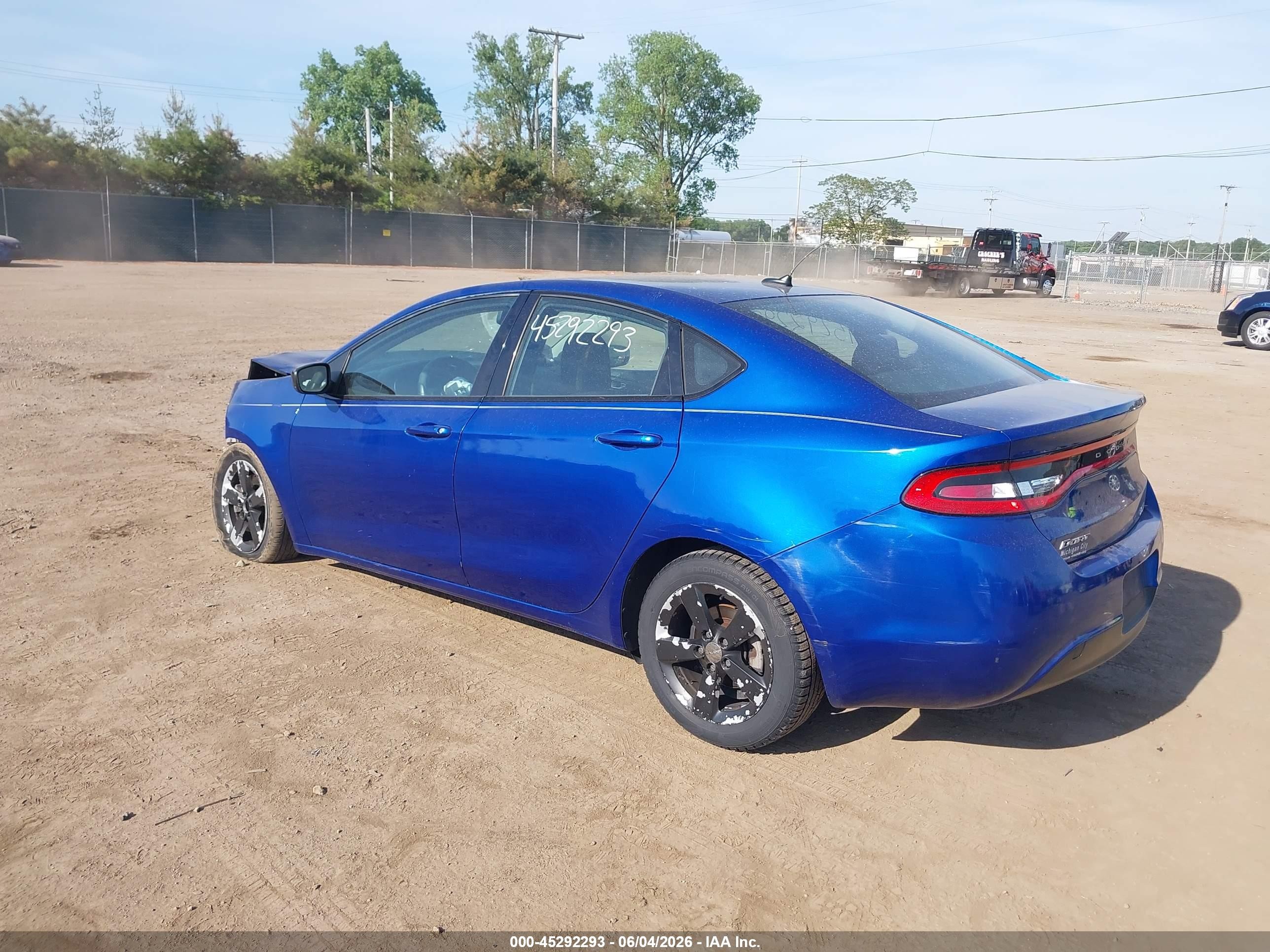 2014 Dodge Dart Se Blue vin: 1C3CDFAA1ED677610