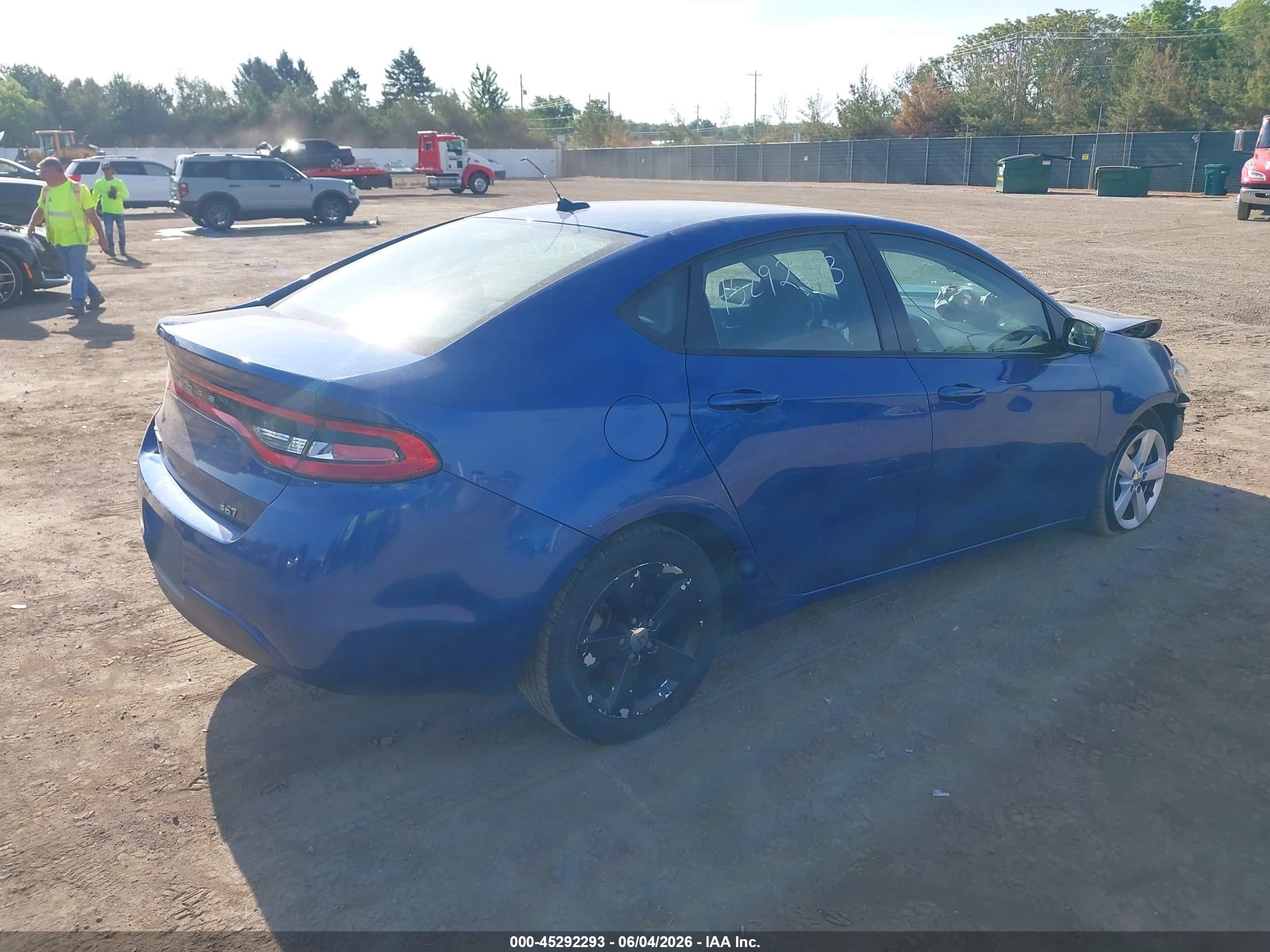 2014 Dodge Dart Se Blue vin: 1C3CDFAA1ED677610