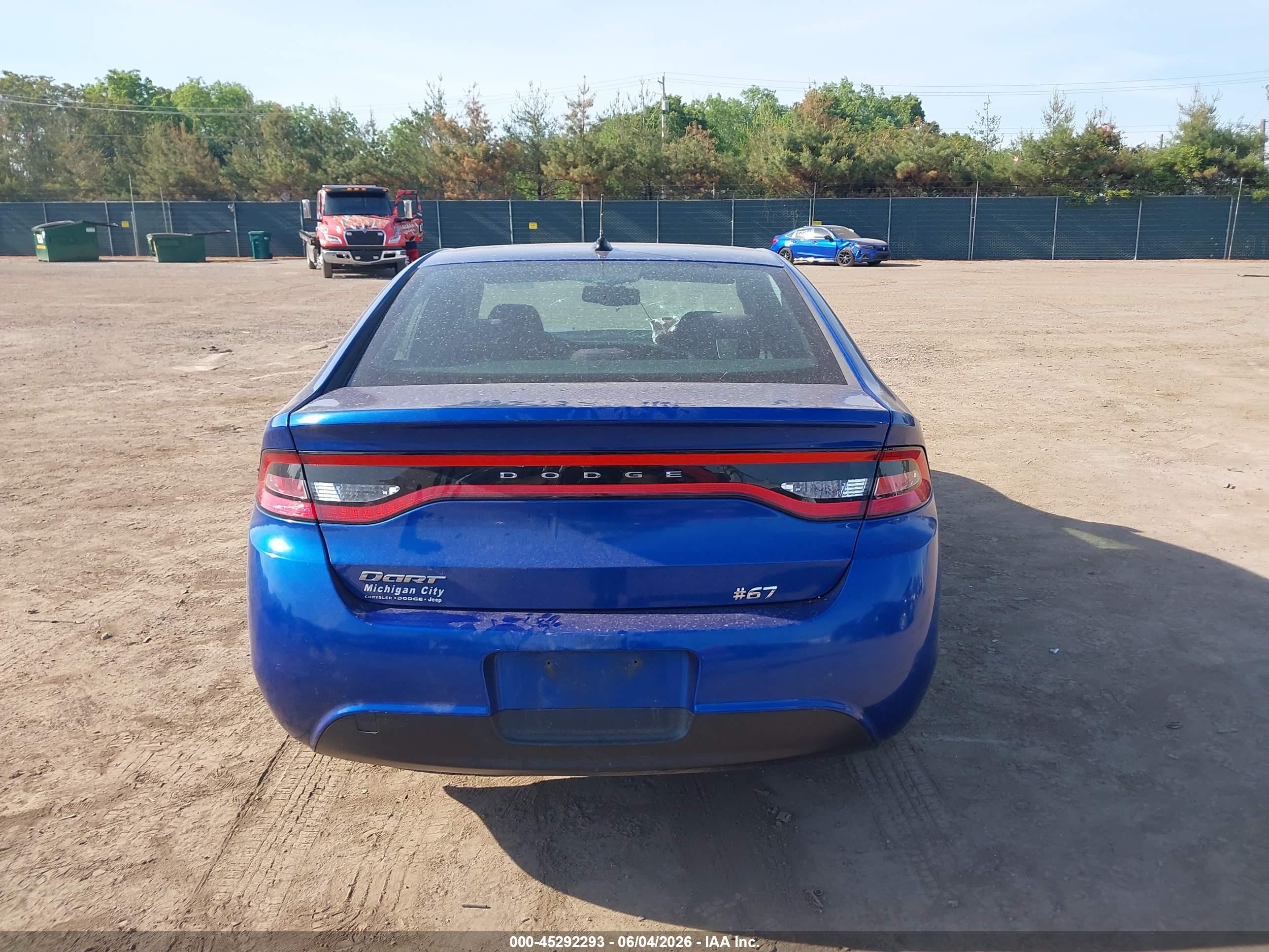 2014 Dodge Dart Se Blue vin: 1C3CDFAA1ED677610