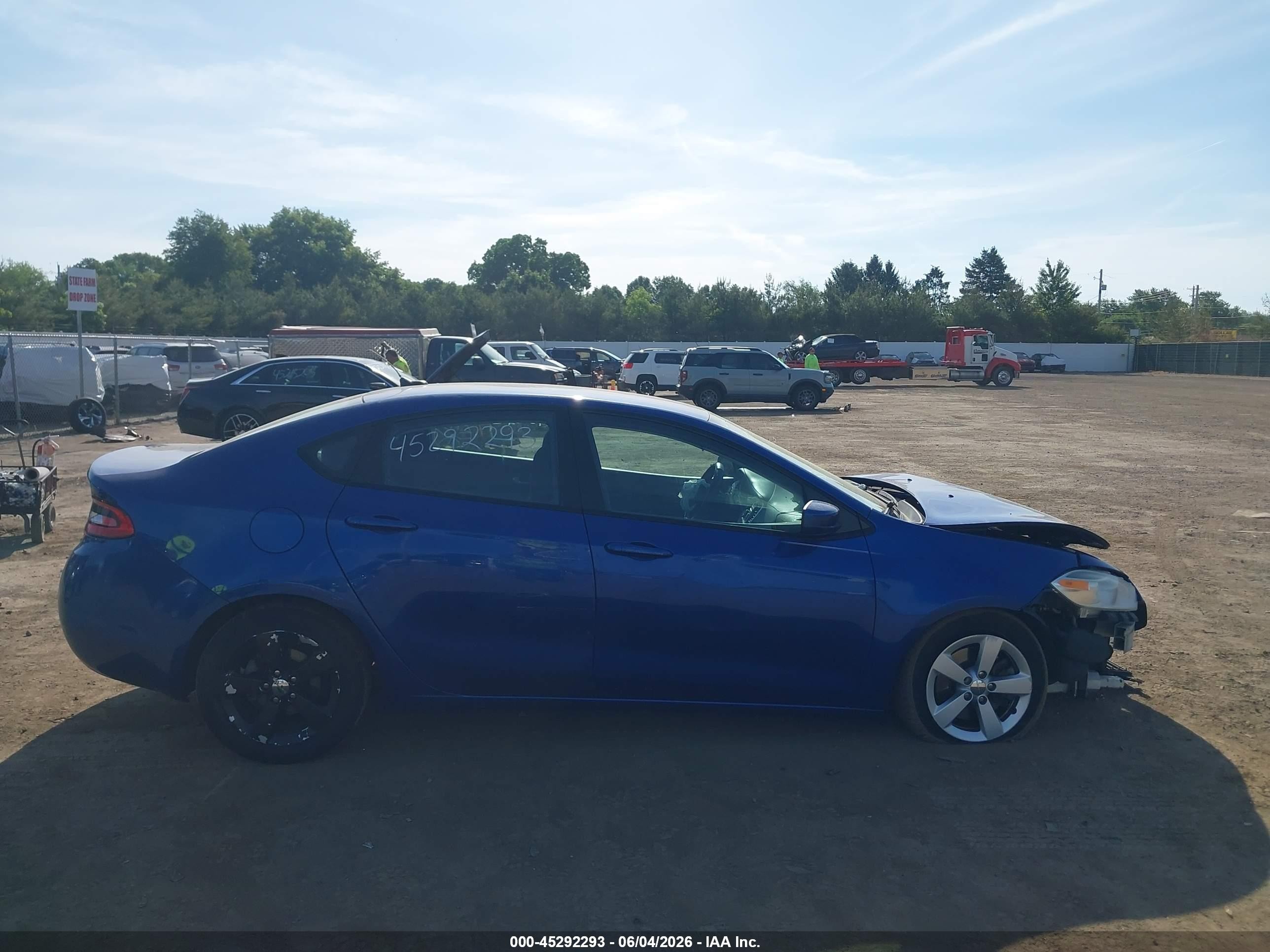 2014 Dodge Dart Se Blue vin: 1C3CDFAA1ED677610