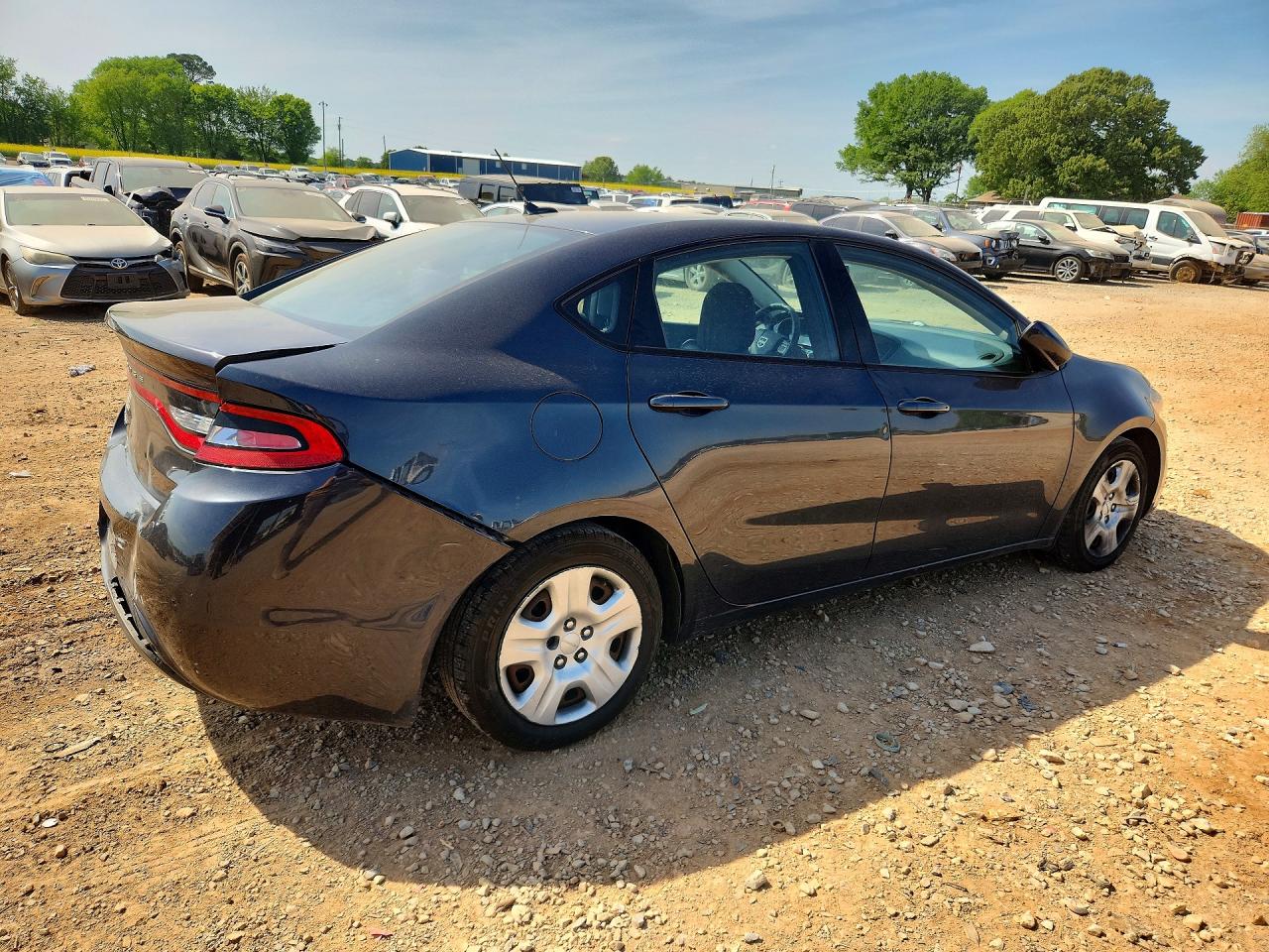 2014 Dodge Dart Se Gray vin: 1C3CDFAA1ED907579