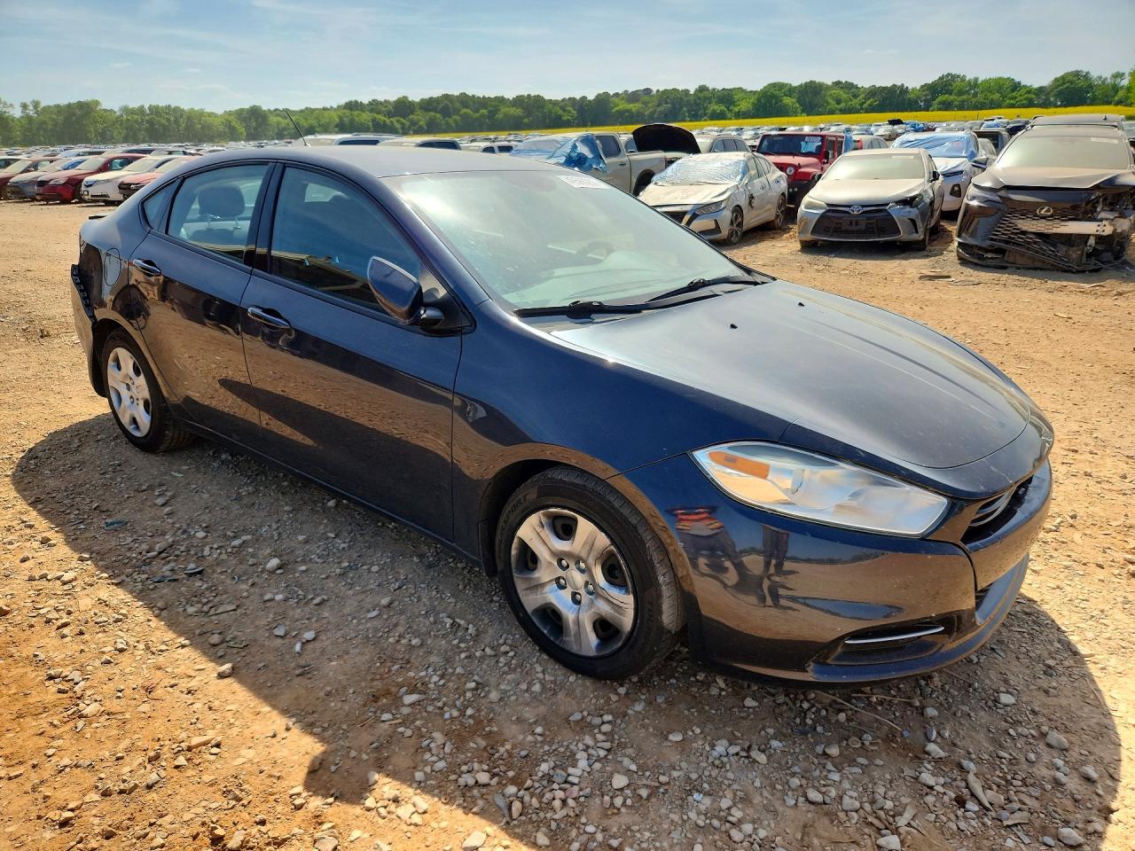 2014 Dodge Dart Se Gray vin: 1C3CDFAA1ED907579