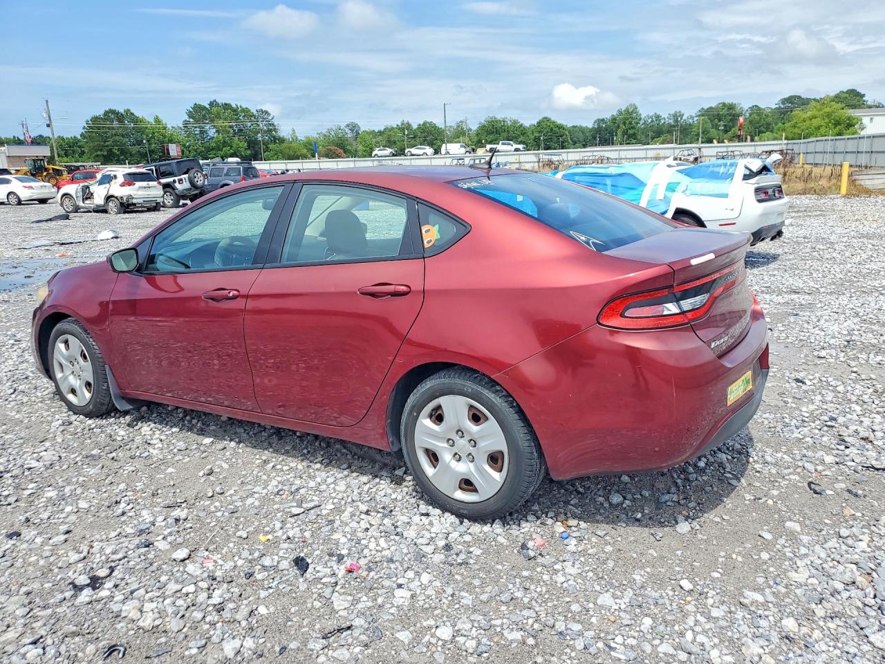 2015 Dodge Dart Se Burgundy vin: 1C3CDFAA1FD345958