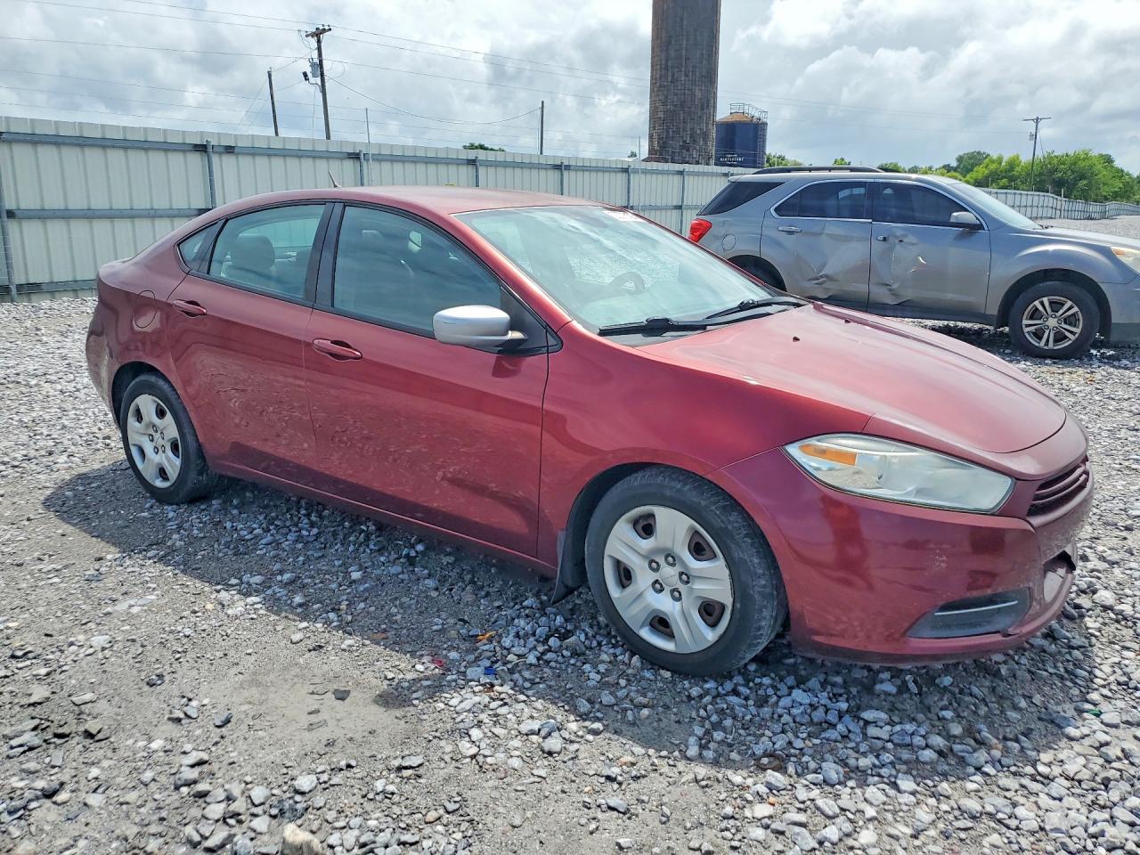 2015 Dodge Dart Se Burgundy vin: 1C3CDFAA1FD345958