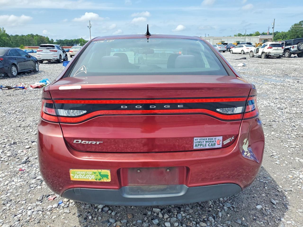 2015 Dodge Dart Se Burgundy vin: 1C3CDFAA1FD345958