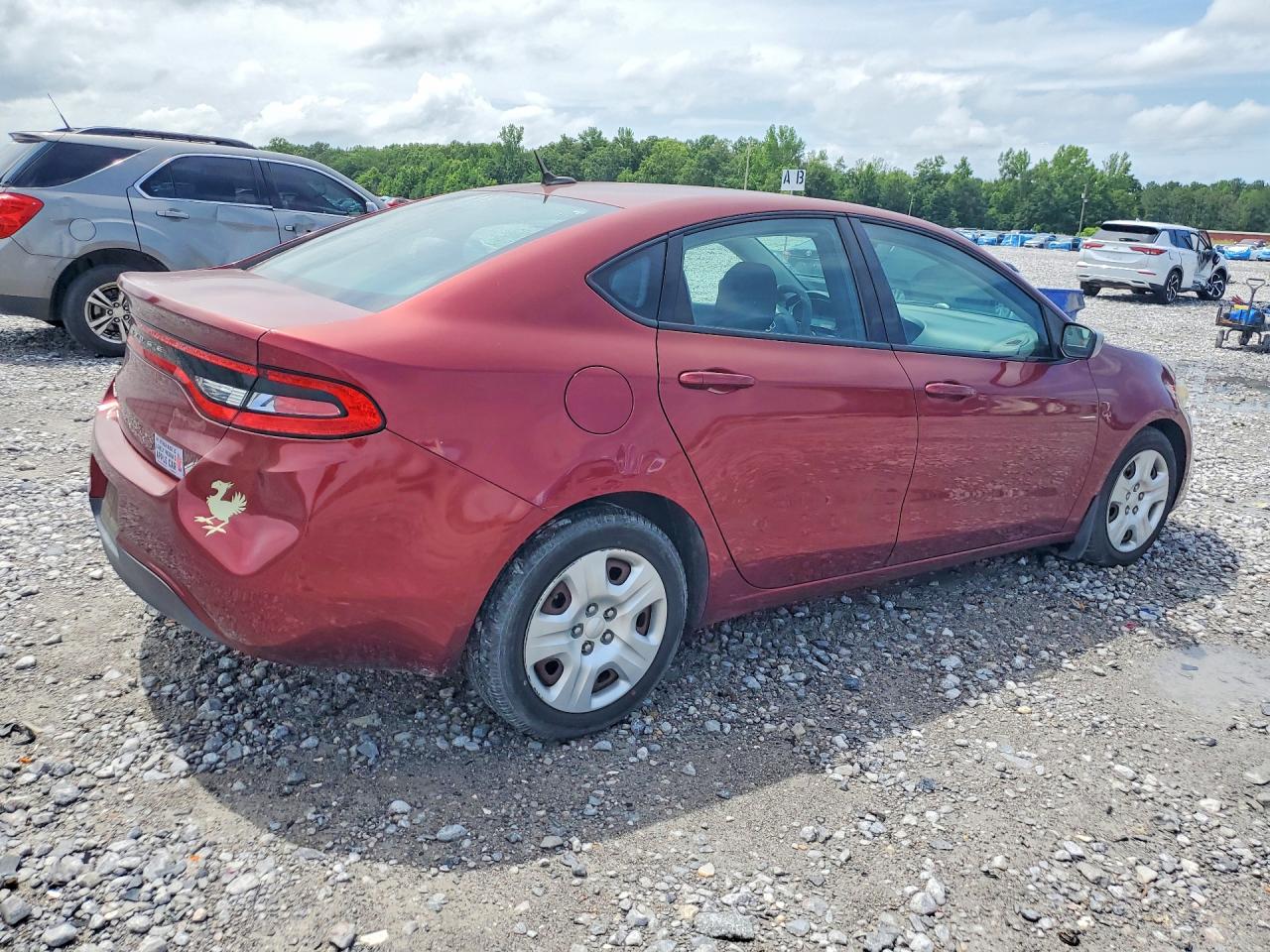 2015 Dodge Dart Se Burgundy vin: 1C3CDFAA1FD345958