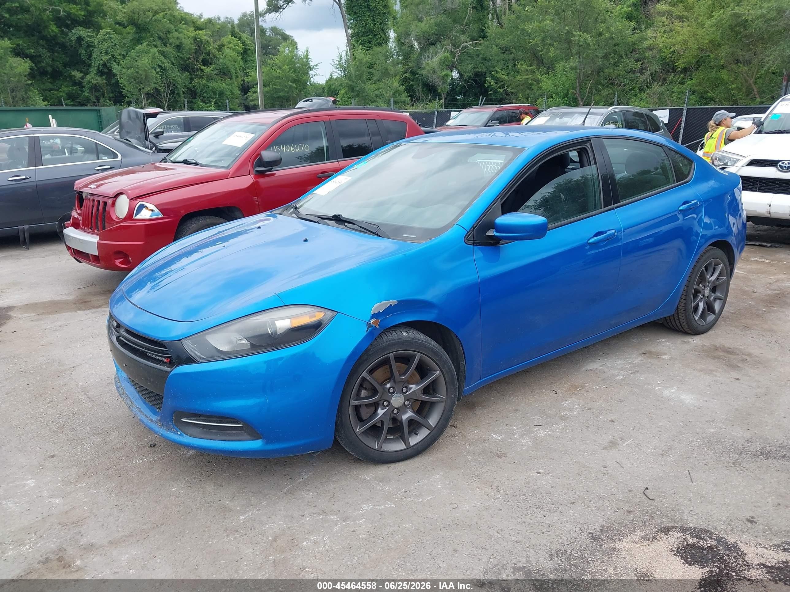 2016 Dodge Dart Se Blue vin: 1C3CDFAA1GD530139