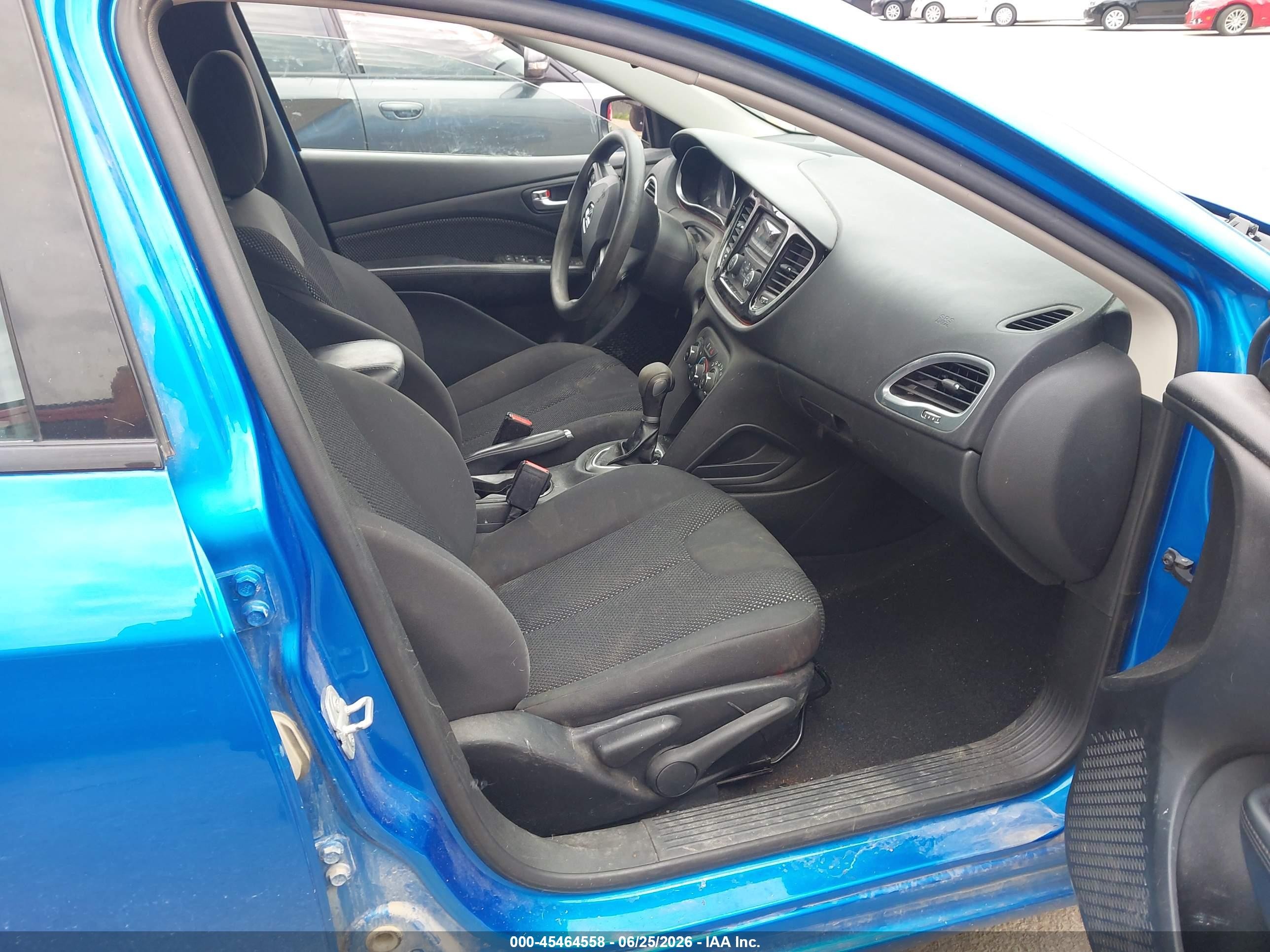 2016 Dodge Dart Se Blue vin: 1C3CDFAA1GD530139