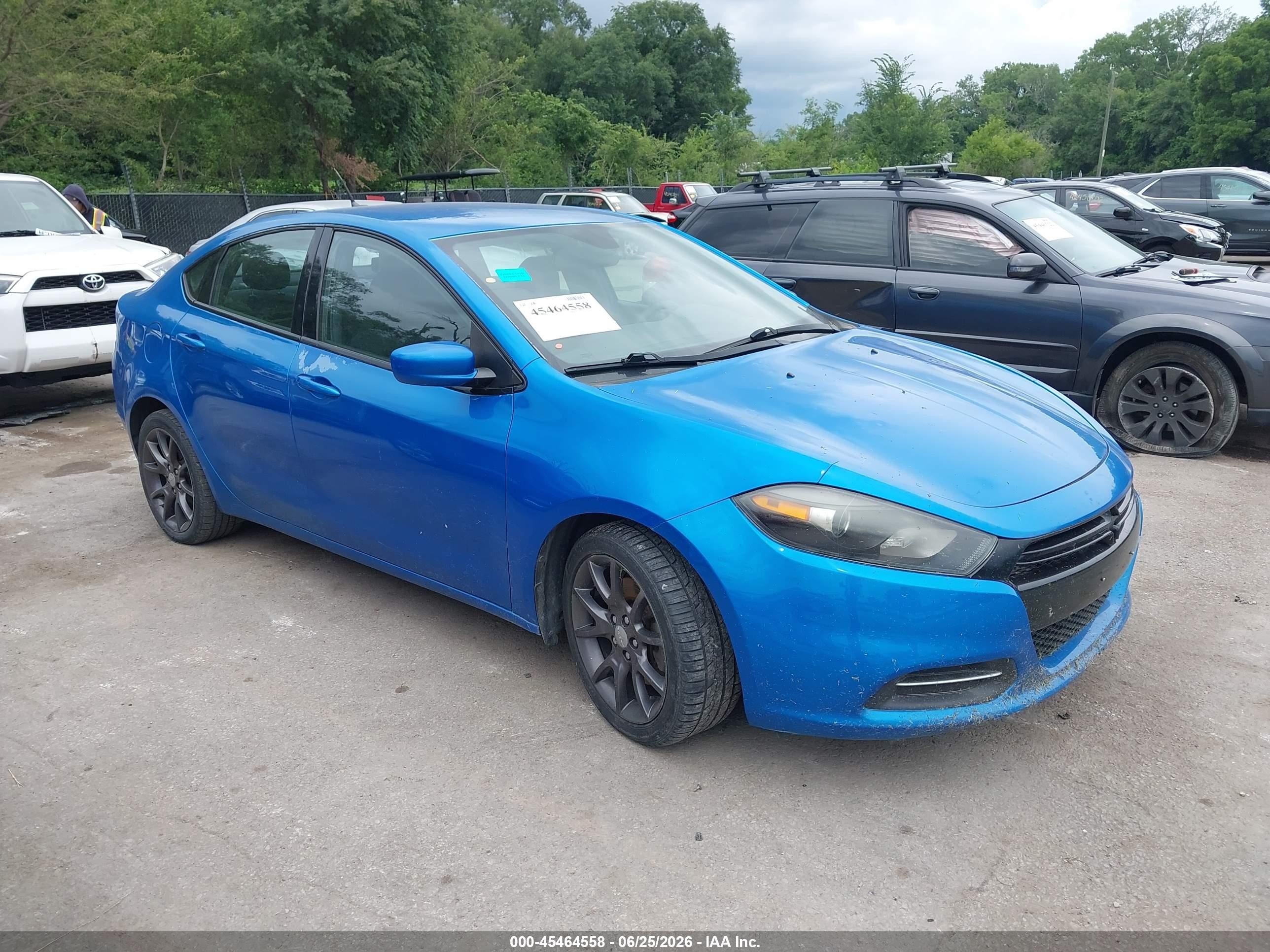 2016 Dodge Dart Se Blue vin: 1C3CDFAA1GD530139