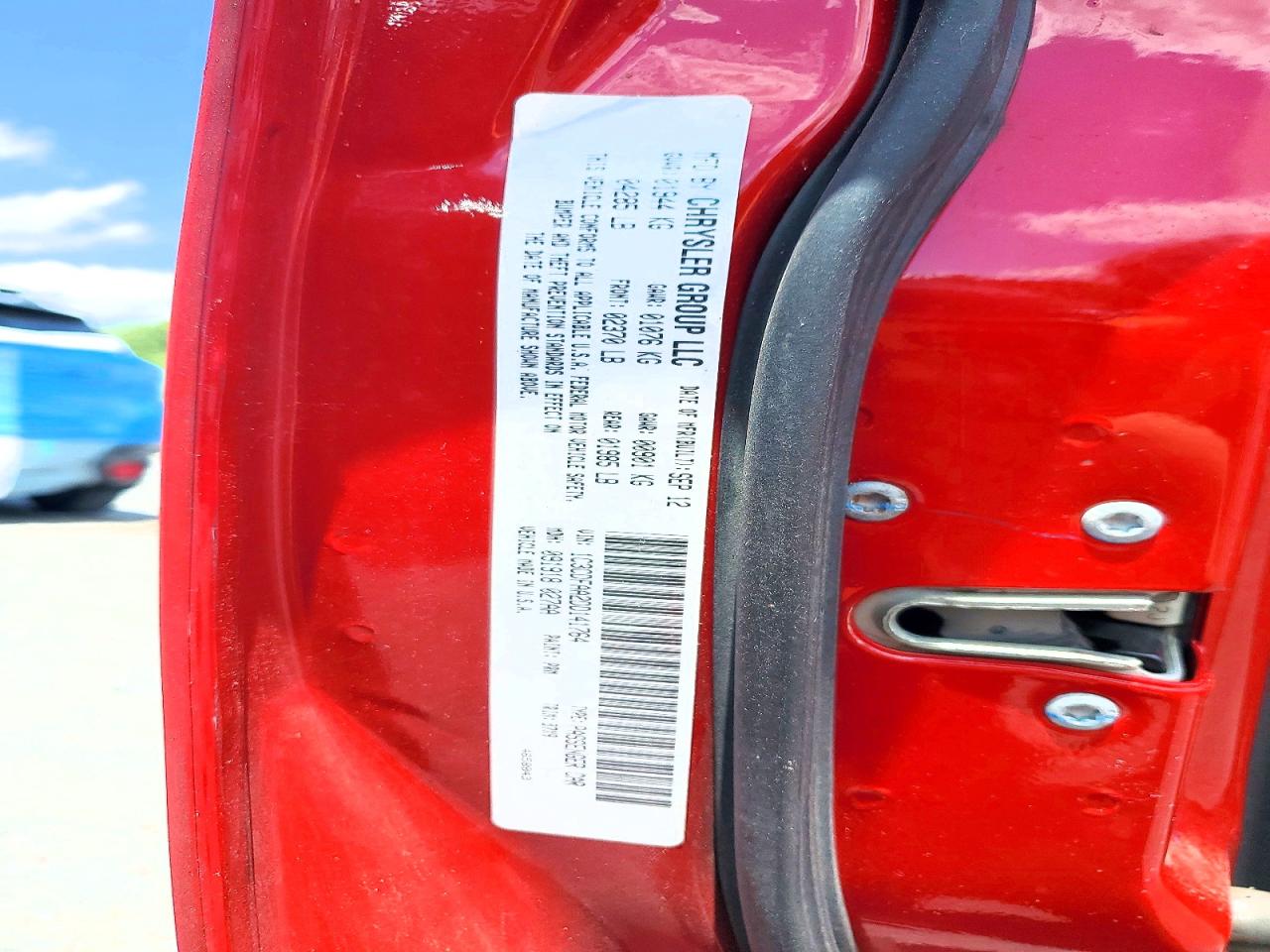 2013 Dodge Dart Se Red vin: 1C3CDFAA2DD141764