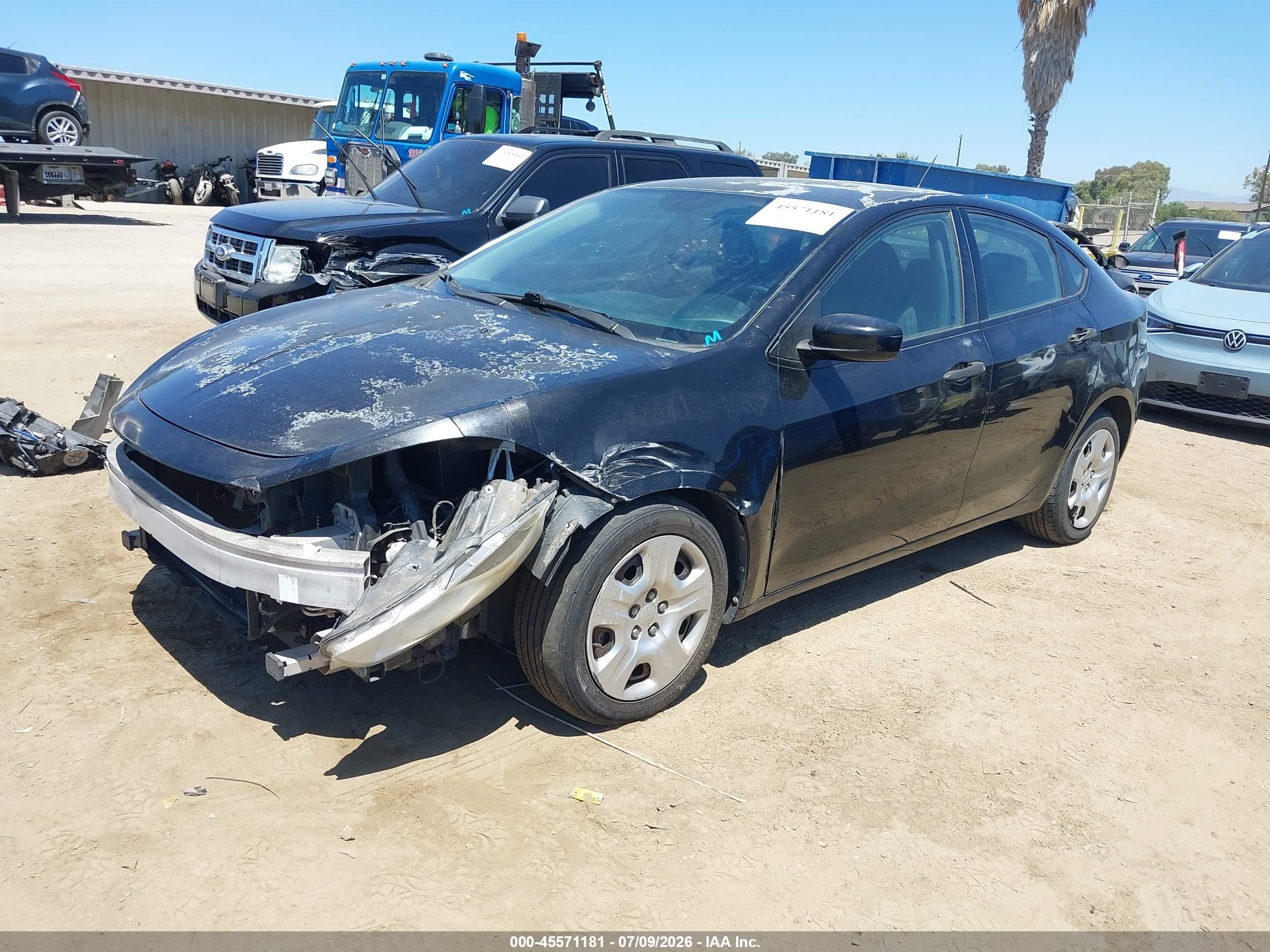 2013 Dodge Dart Se Black vin: 1C3CDFAA2DD194755