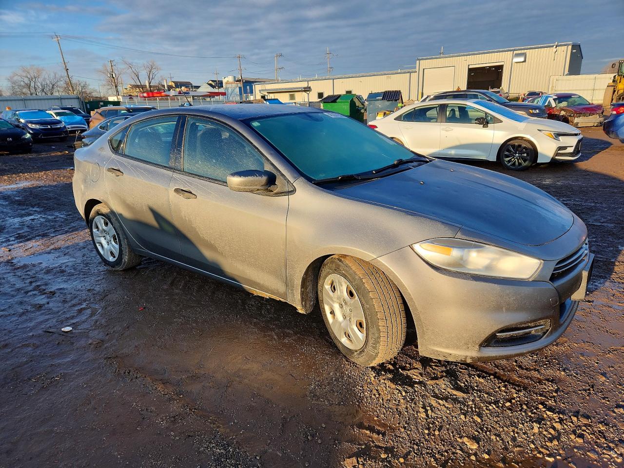 2013 Dodge Dart Se Серый vin: 1C3CDFAA2DD197445
