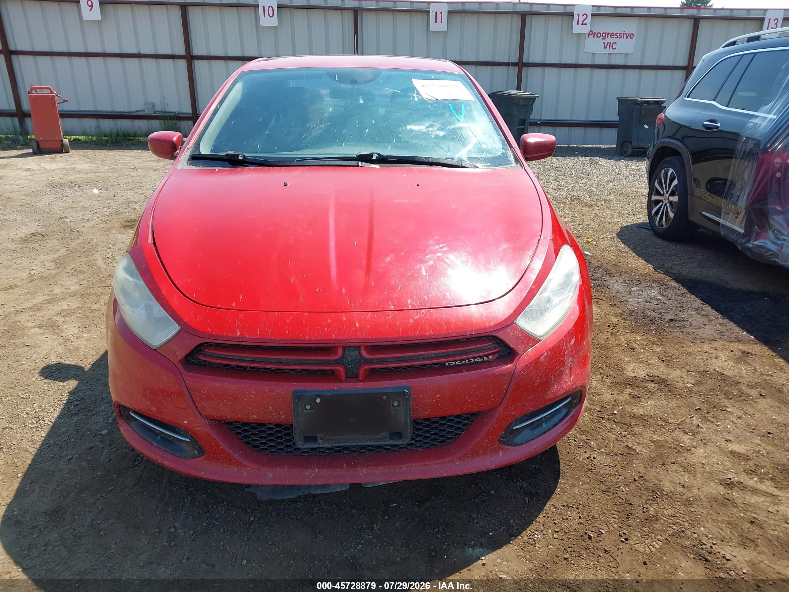 2013 Dodge Dart Se Red vin: 1C3CDFAA2DD245042
