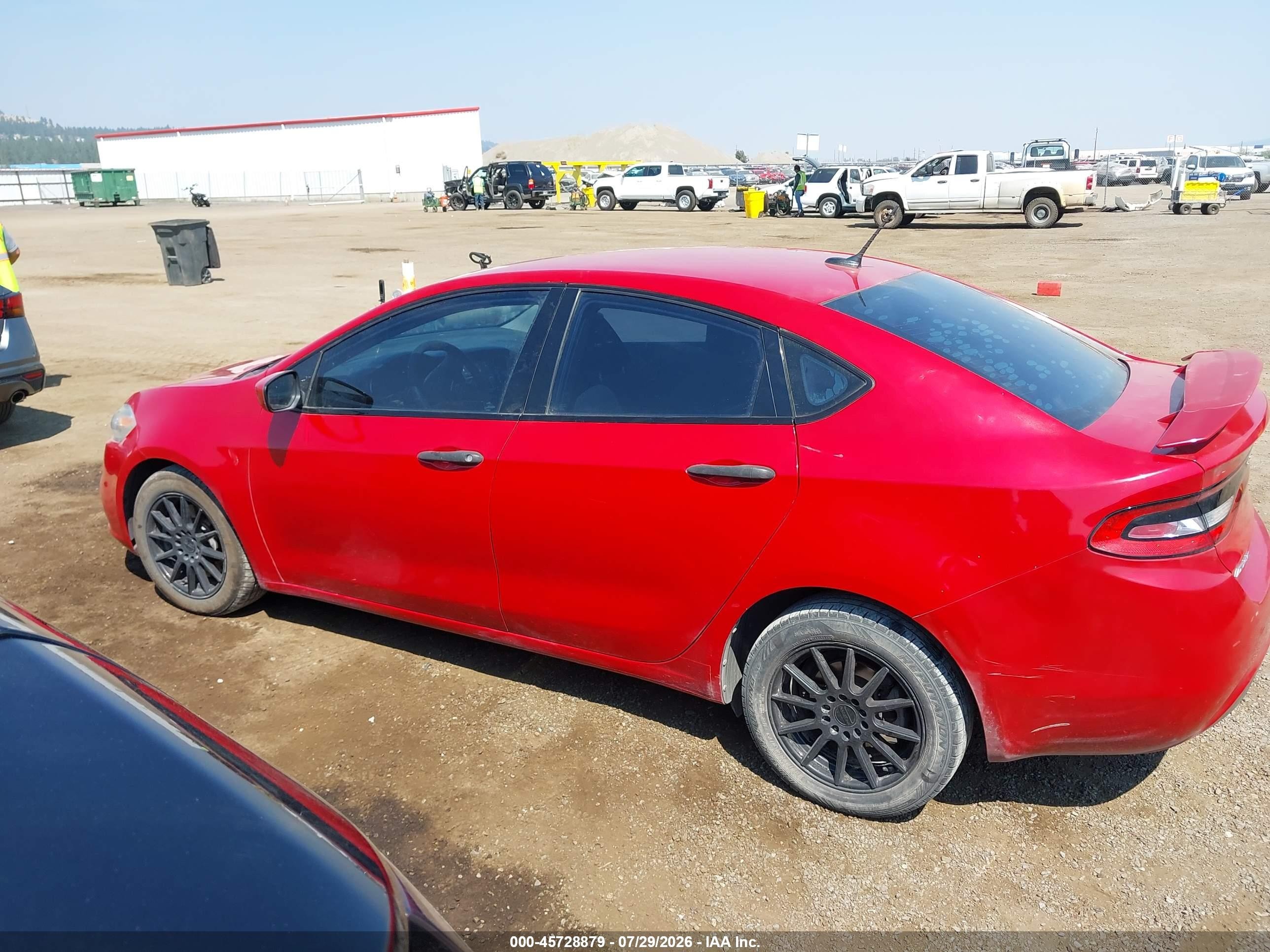 2013 Dodge Dart Se Red vin: 1C3CDFAA2DD245042
