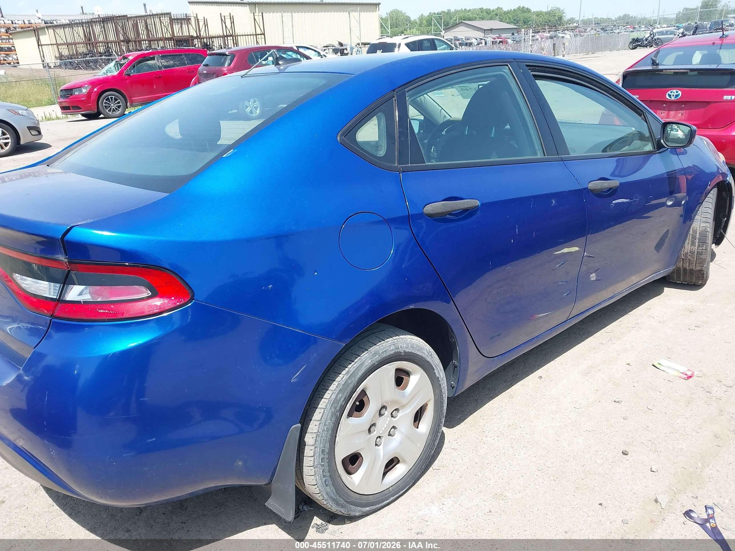 2013 Dodge Dart Se/aero Blue vin: 1C3CDFAA2DD287579