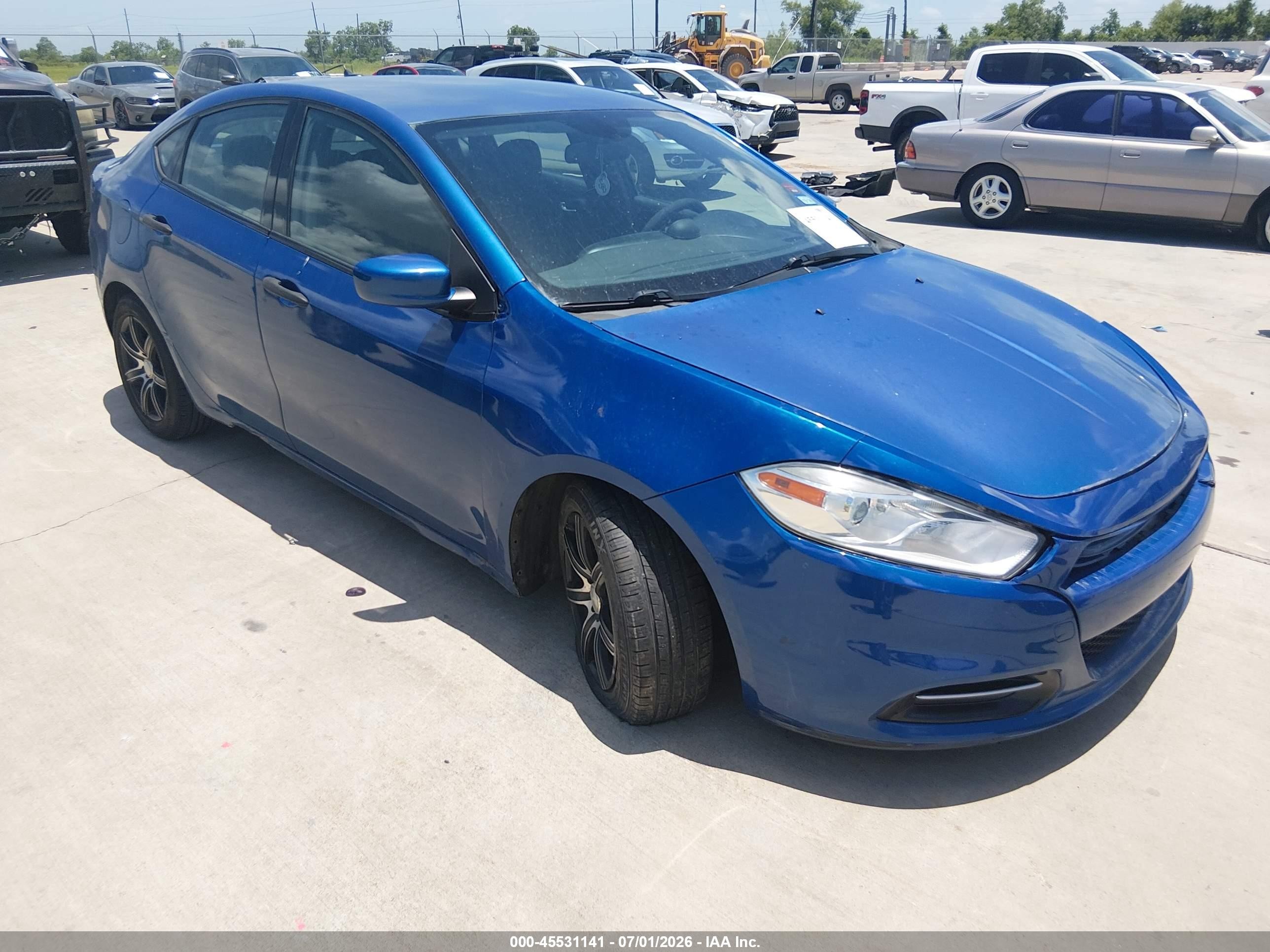 2013 Dodge Dart Se Blue vin: 1C3CDFAA2DD305854