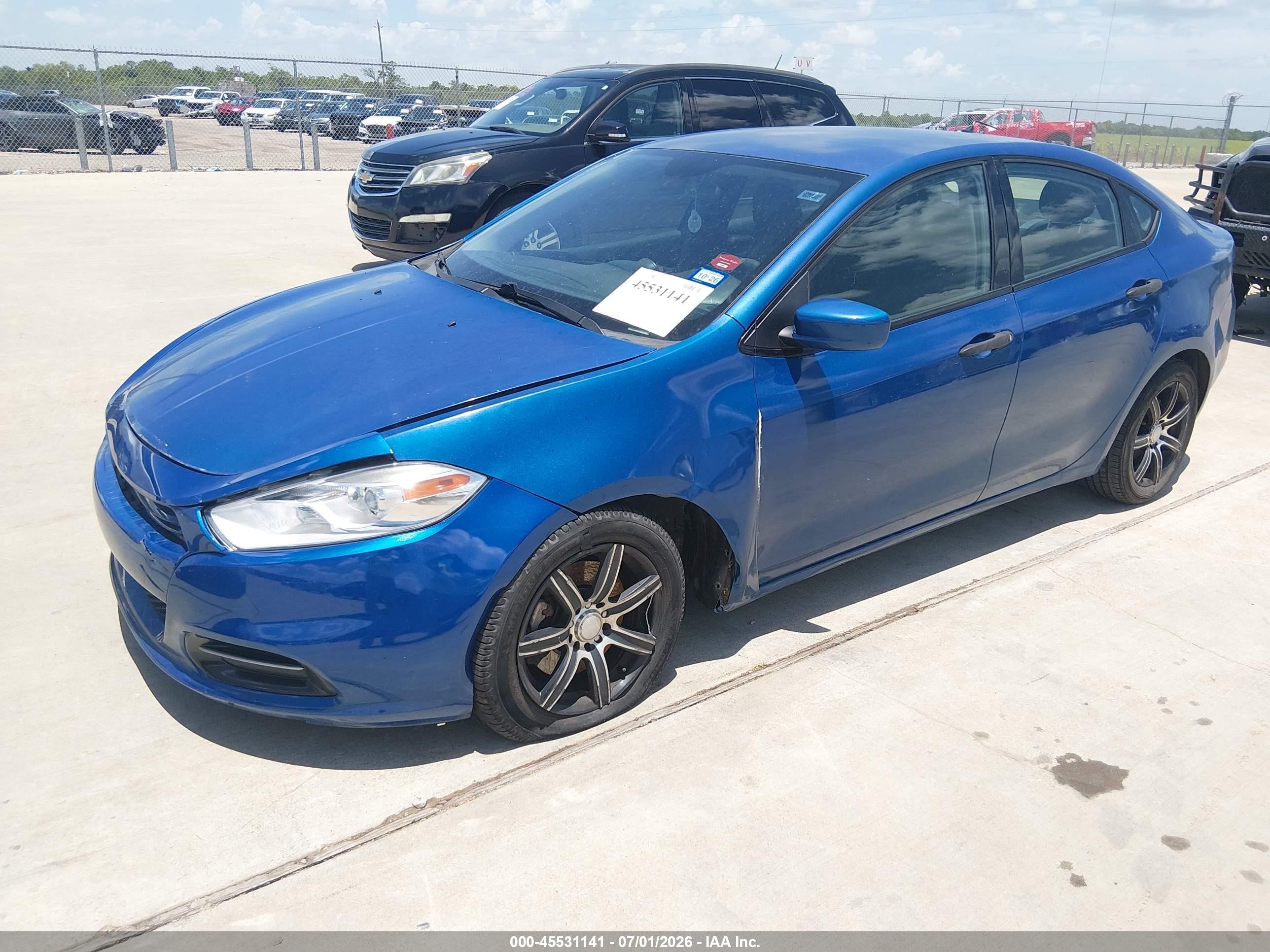 2013 Dodge Dart Se Blue vin: 1C3CDFAA2DD305854