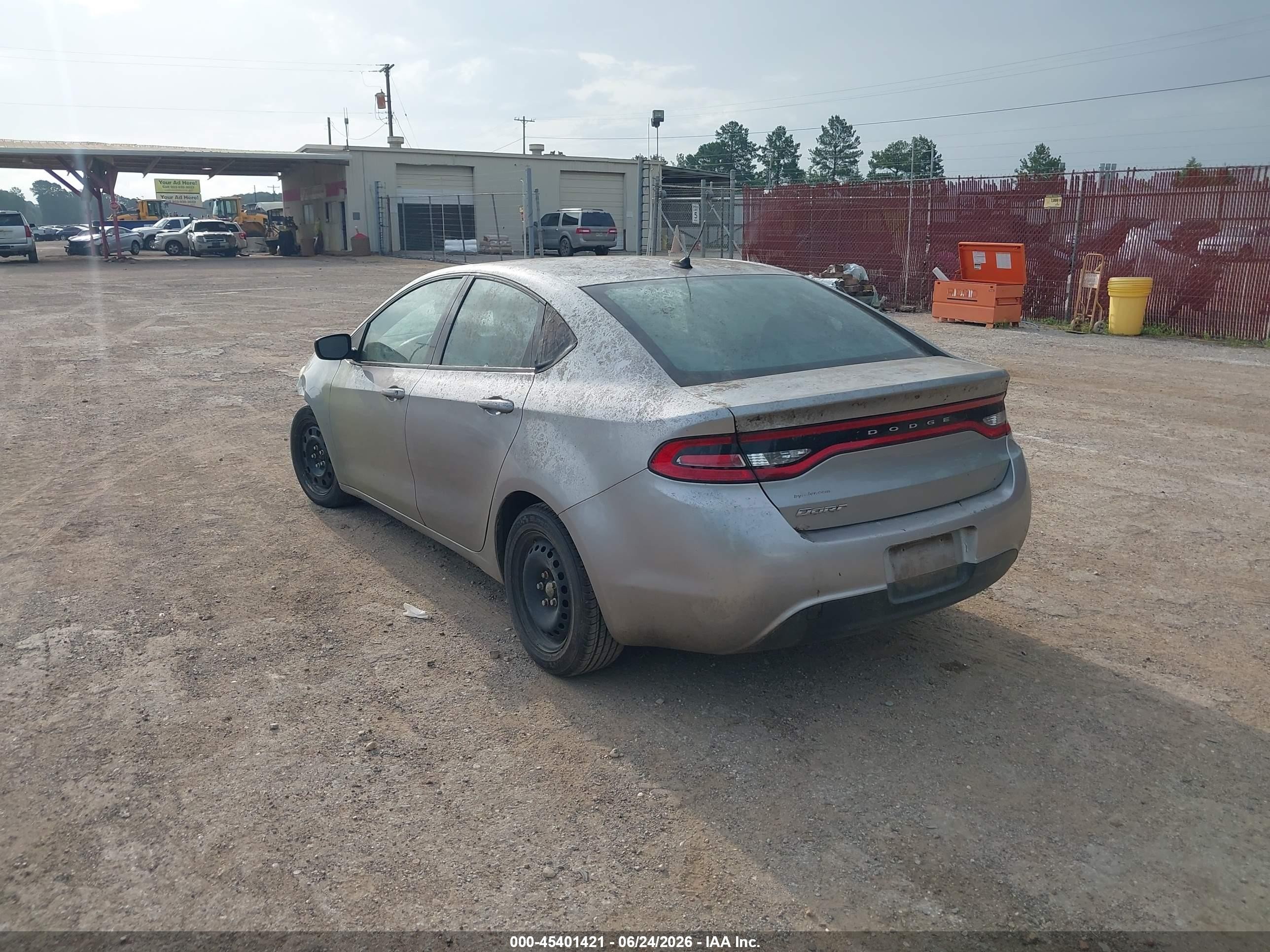 2015 Dodge Dart Se Silver vin: 1C3CDFAA2FD224274