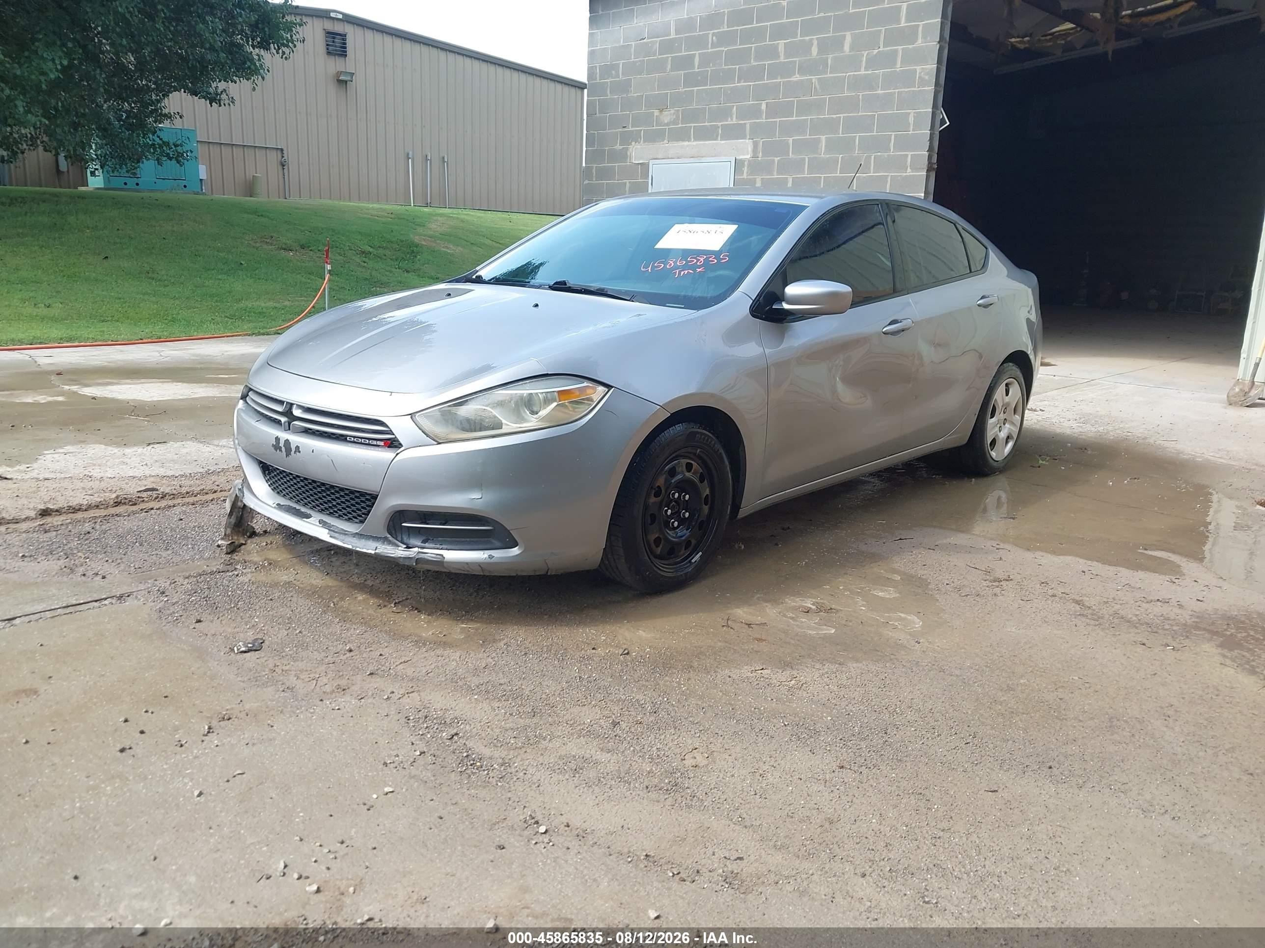 2015 Dodge Dart Se Silver vin: 1C3CDFAA2FD310541