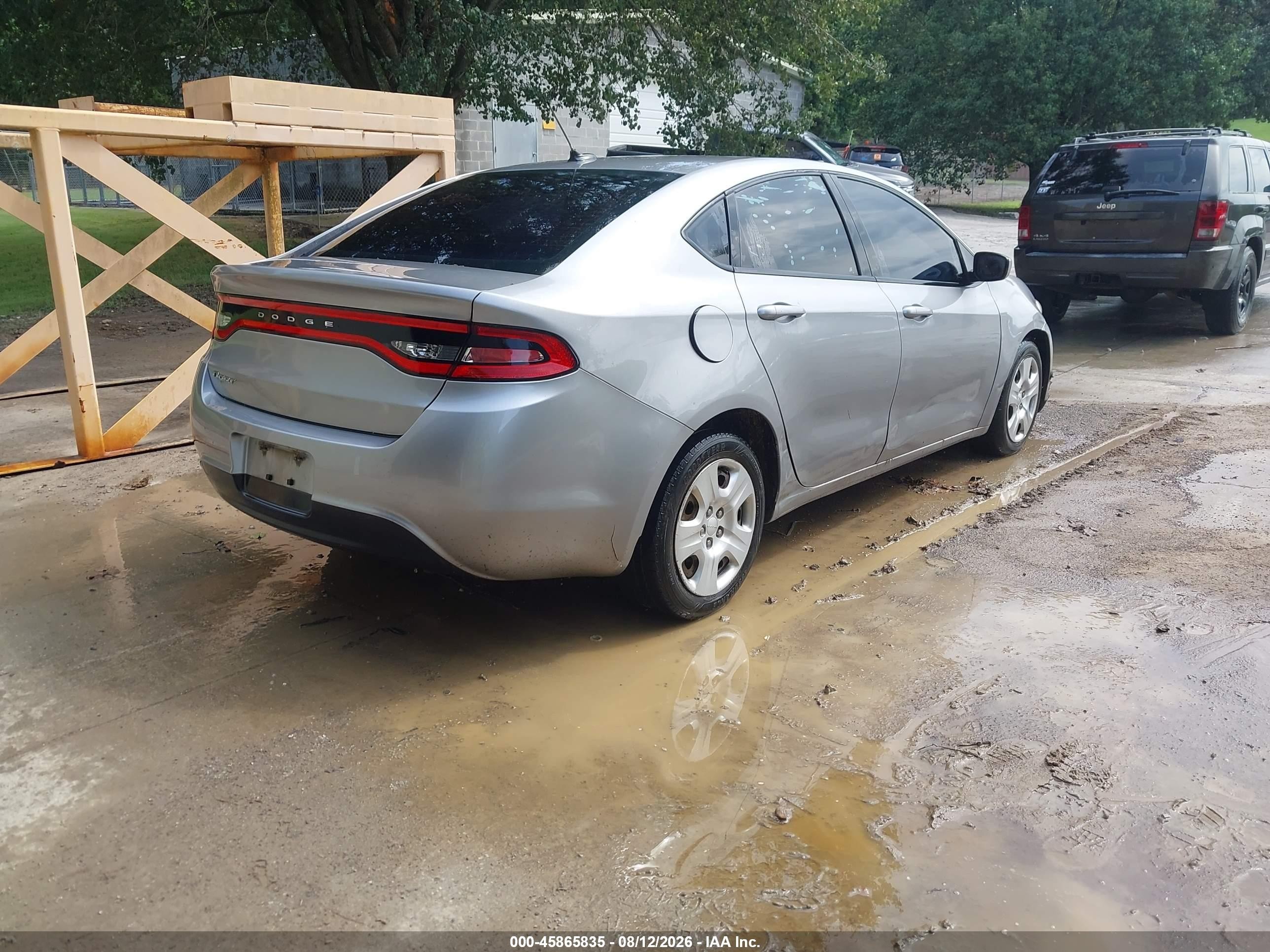 2015 Dodge Dart Se Silver vin: 1C3CDFAA2FD310541