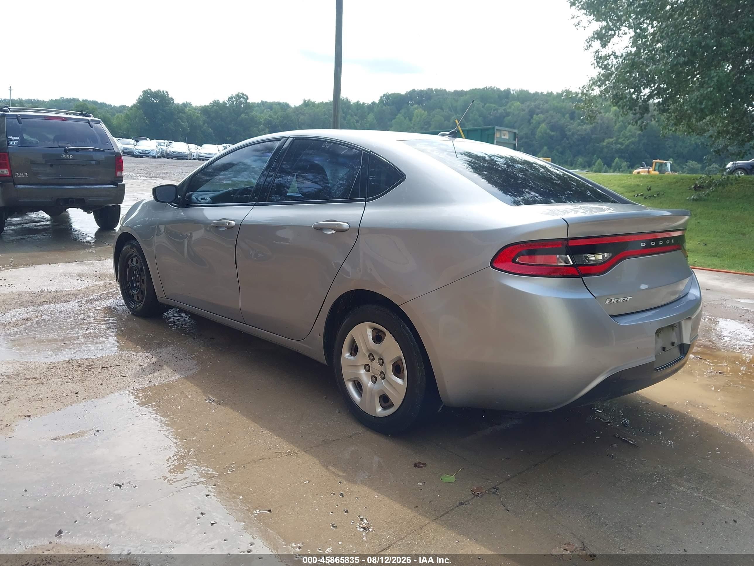 2015 Dodge Dart Se Silver vin: 1C3CDFAA2FD310541