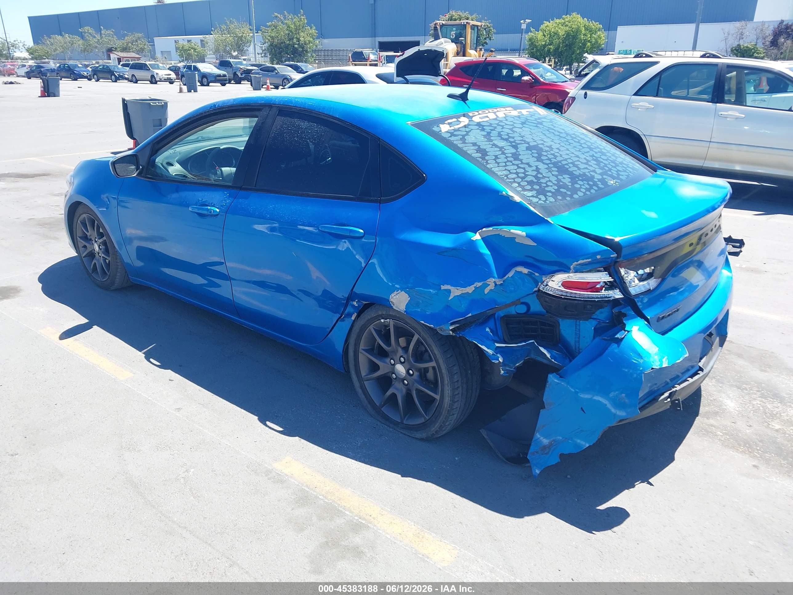 2015 Dodge Dart Se Blue vin: 1C3CDFAA2FD311401