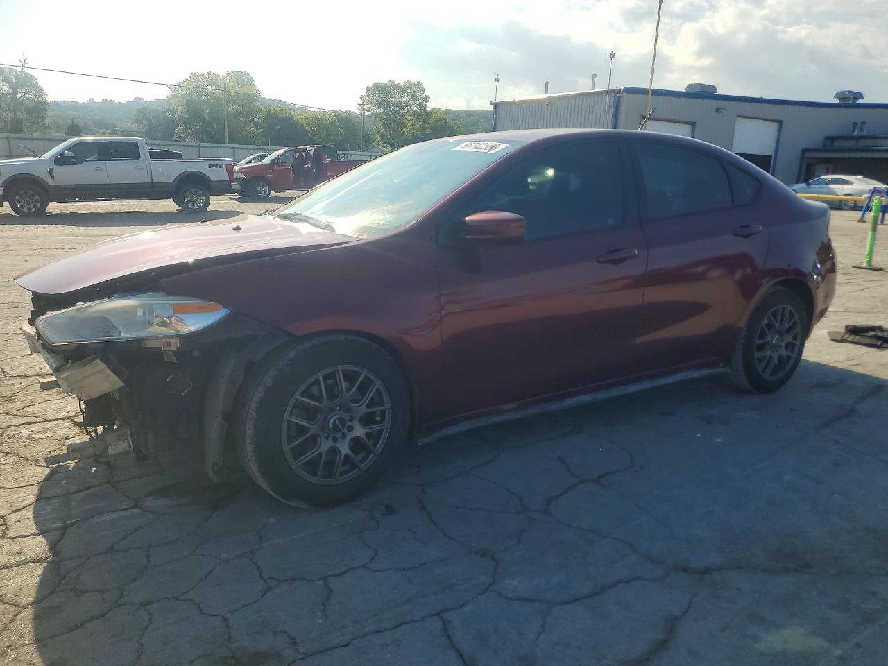 2015 Dodge Dart Se Бордовый vin: 1C3CDFAA2FD362803
