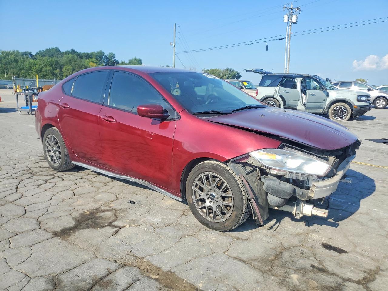 2015 Dodge Dart Se Бордовый vin: 1C3CDFAA2FD362803