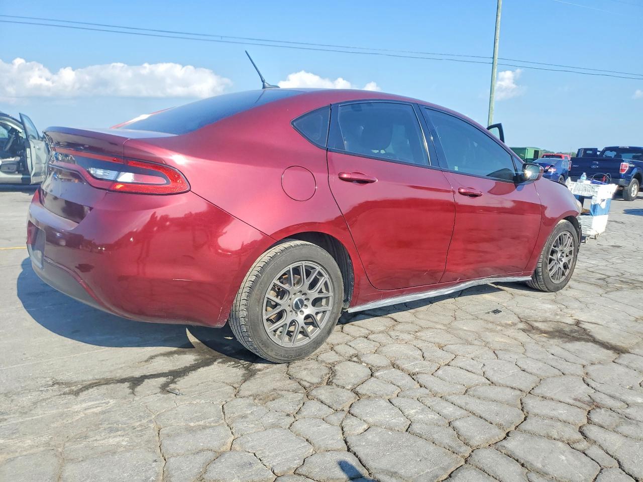 2015 Dodge Dart Se Бордовый vin: 1C3CDFAA2FD362803