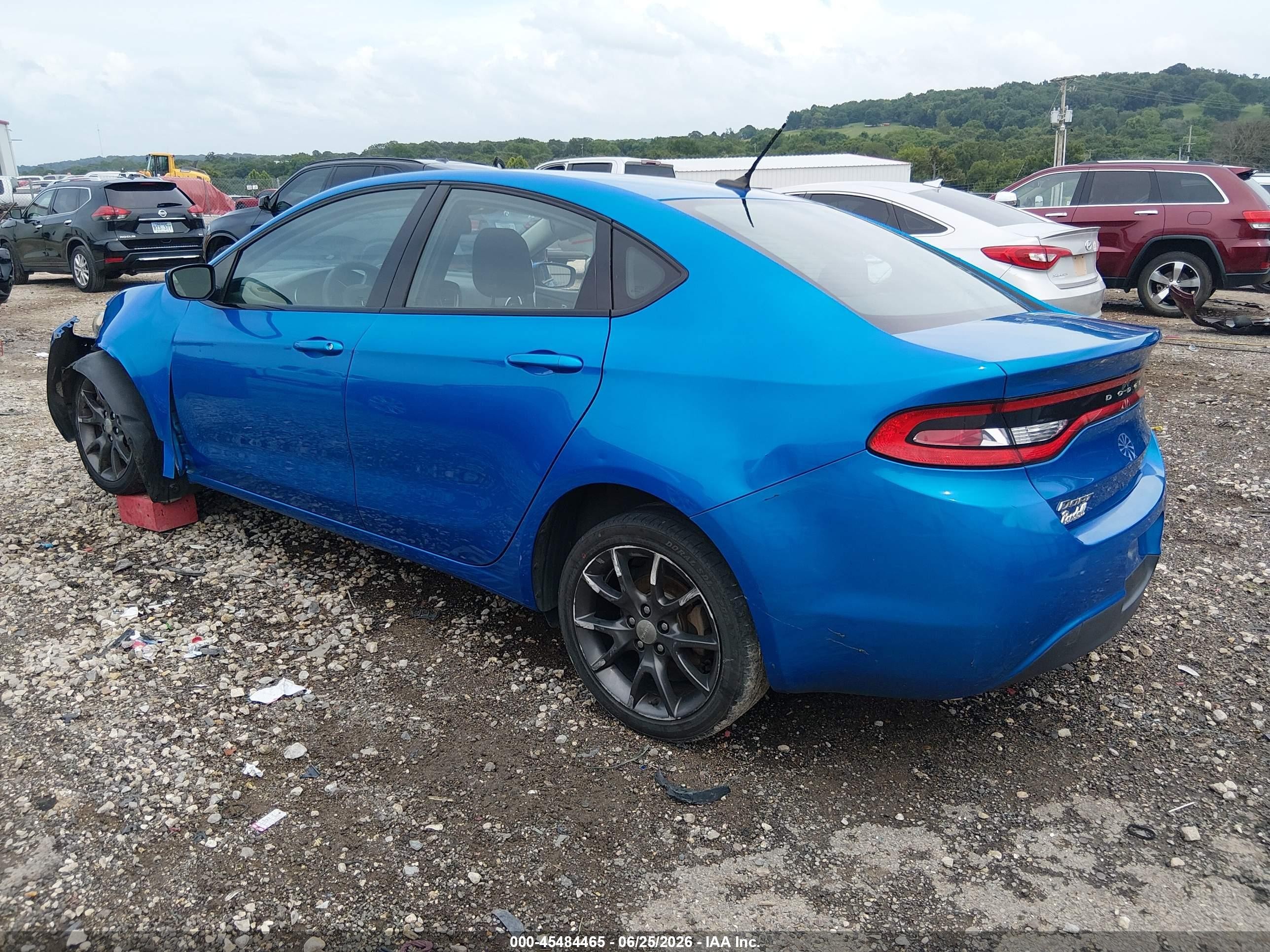 2015 Dodge Dart Se Blue vin: 1C3CDFAA2FD378998
