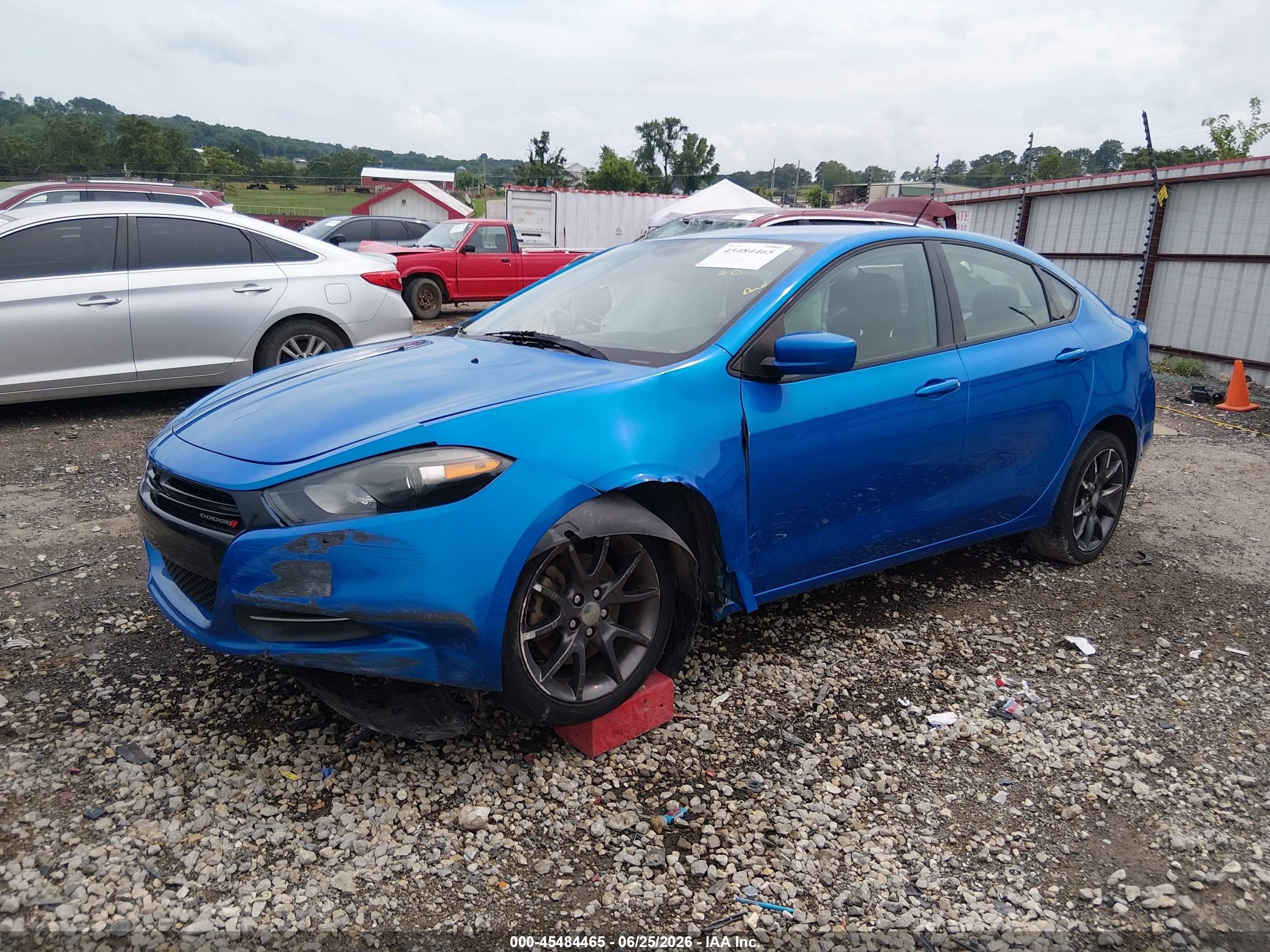 2015 Dodge Dart Se Blue vin: 1C3CDFAA2FD378998