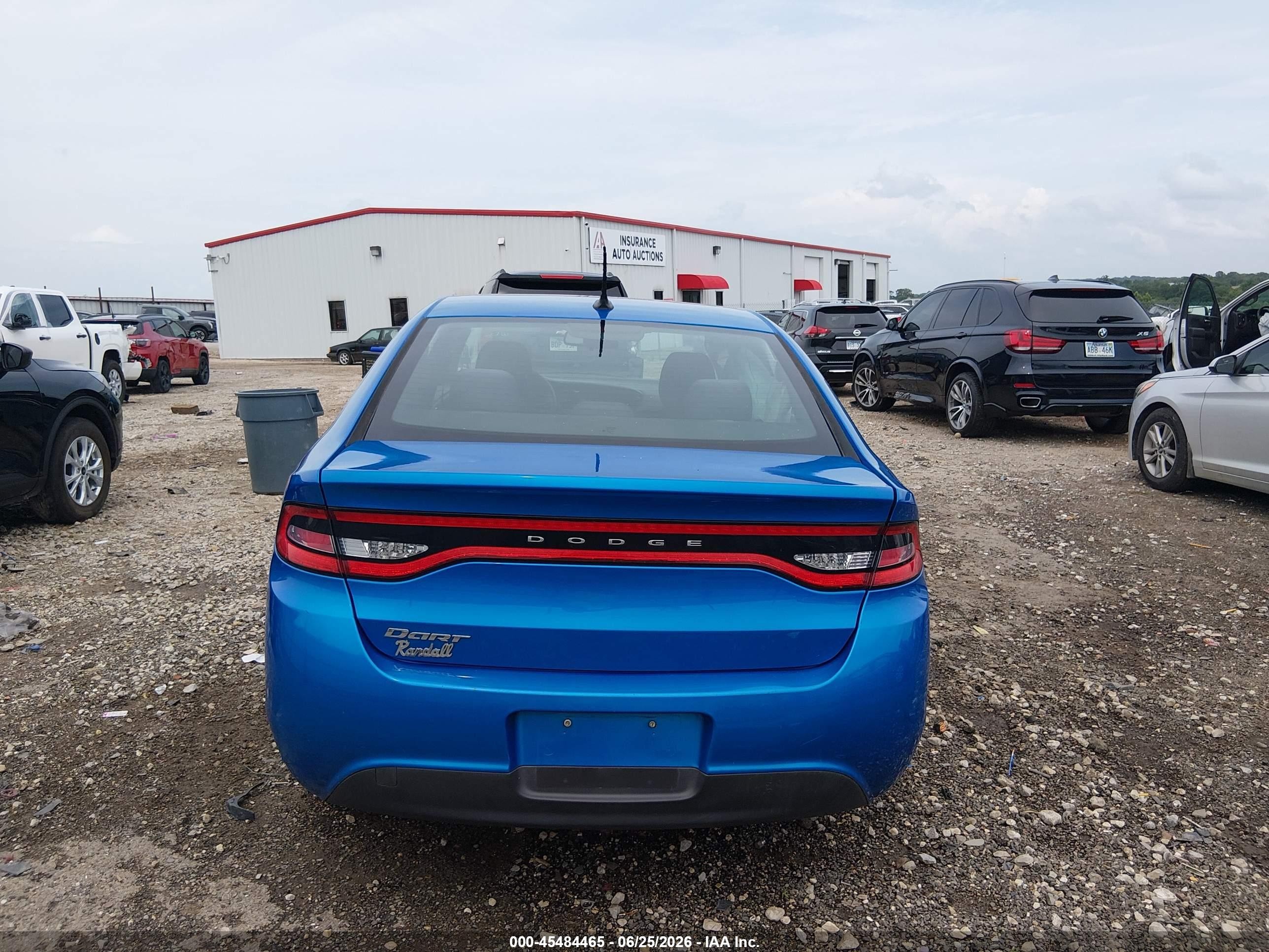 2015 Dodge Dart Se Blue vin: 1C3CDFAA2FD378998