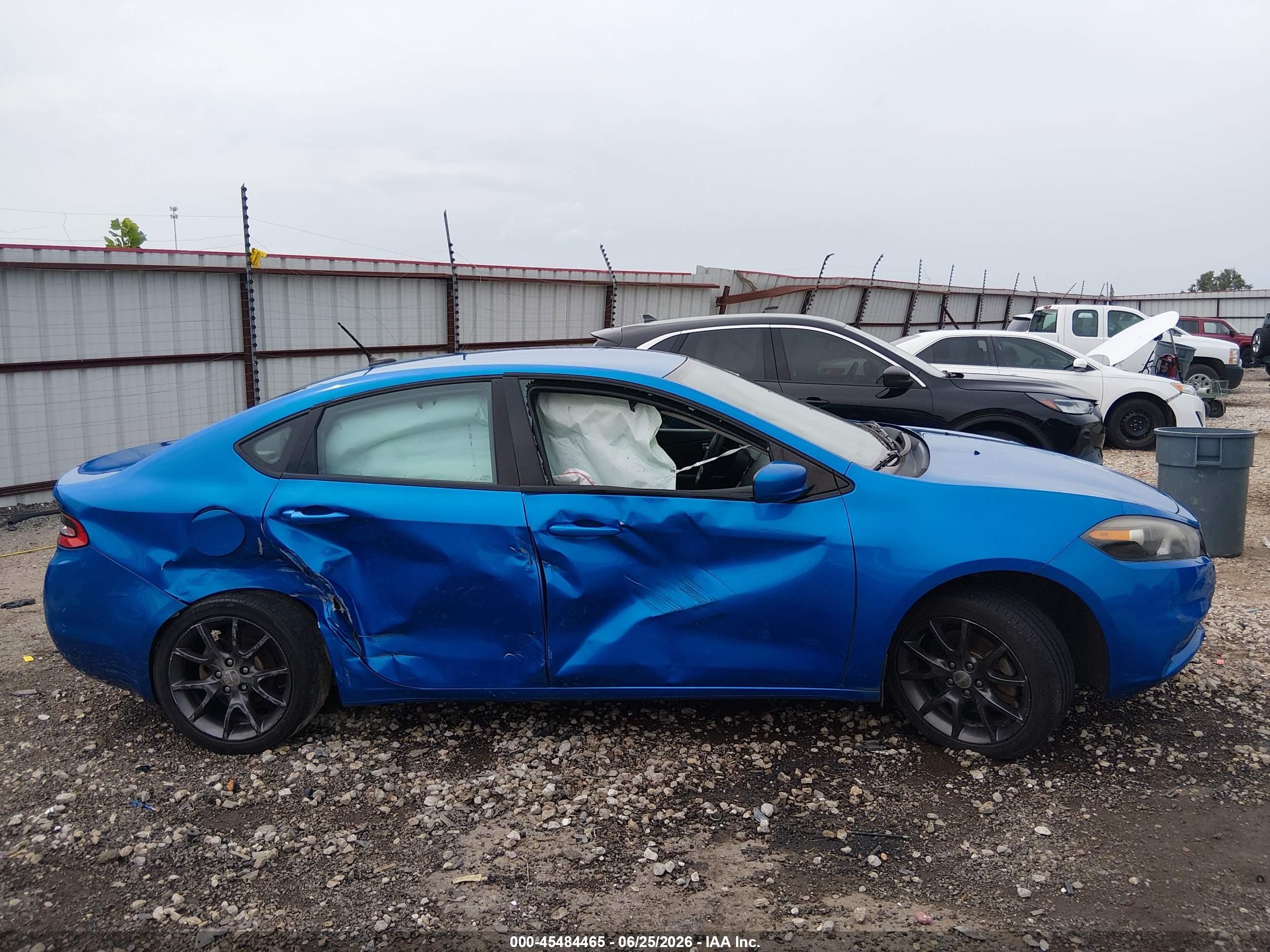 2015 Dodge Dart Se Blue vin: 1C3CDFAA2FD378998