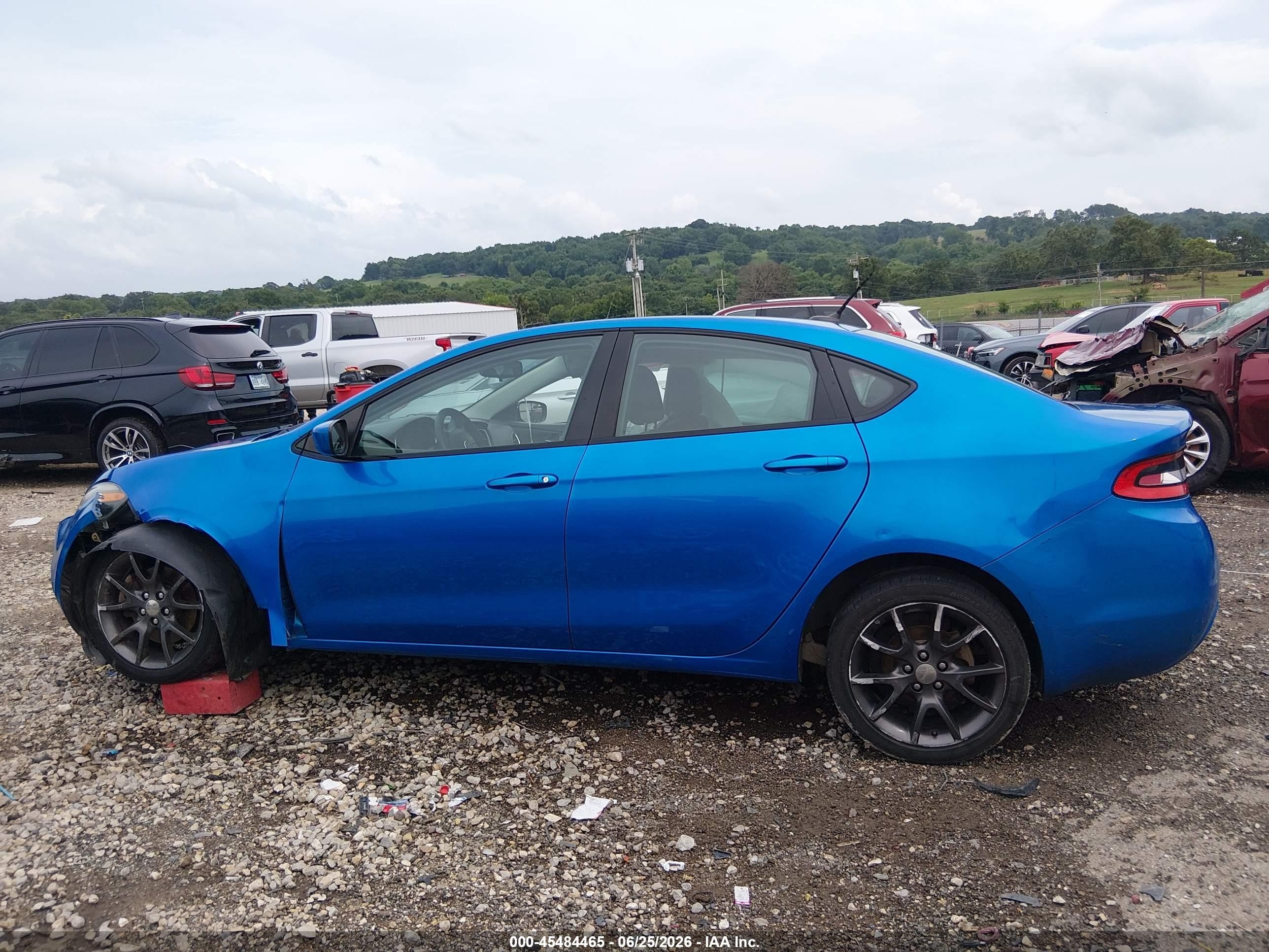 2015 Dodge Dart Se Blue vin: 1C3CDFAA2FD378998