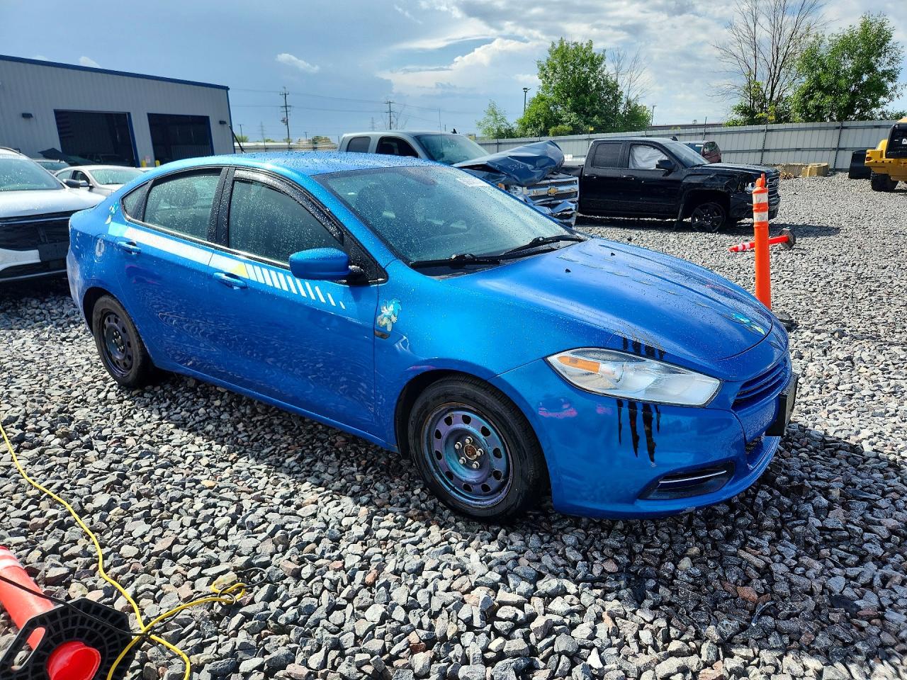 2015 Dodge Dart Se Blue vin: 1C3CDFAA2FD403947