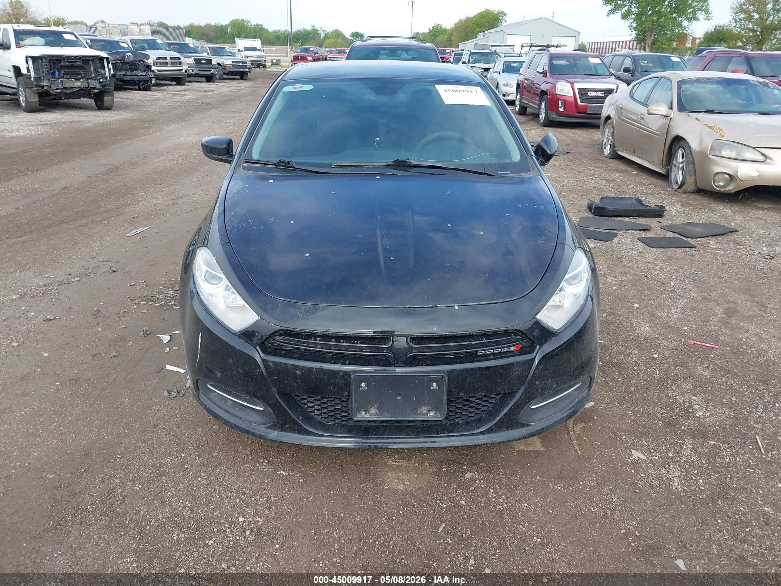 2015 Dodge Dart Se Black vin: 1C3CDFAA2FD404600